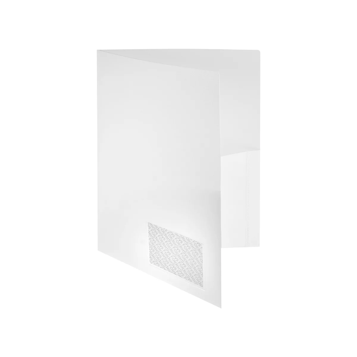 Chemise d'offre FolderSys, A4, 4 pochettes, pochette pour cartes de visite, polypropylène, blanc, 10 pièces