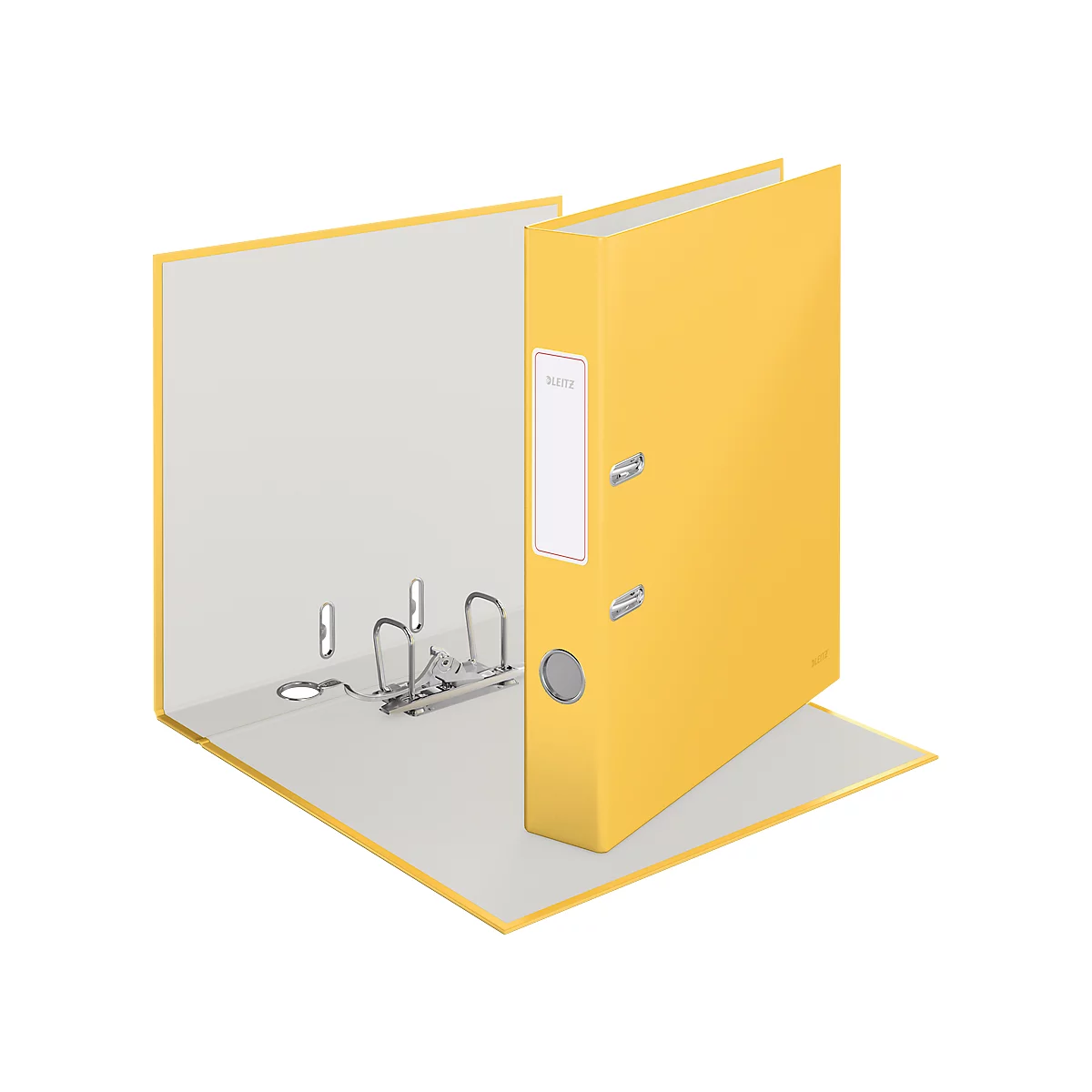 Chemise Leitz® 180° Cosy, A4, 180° mécanique de précision, plaque d'écriture et trou pour les doigts, largeur du dos 50 mm, jaune