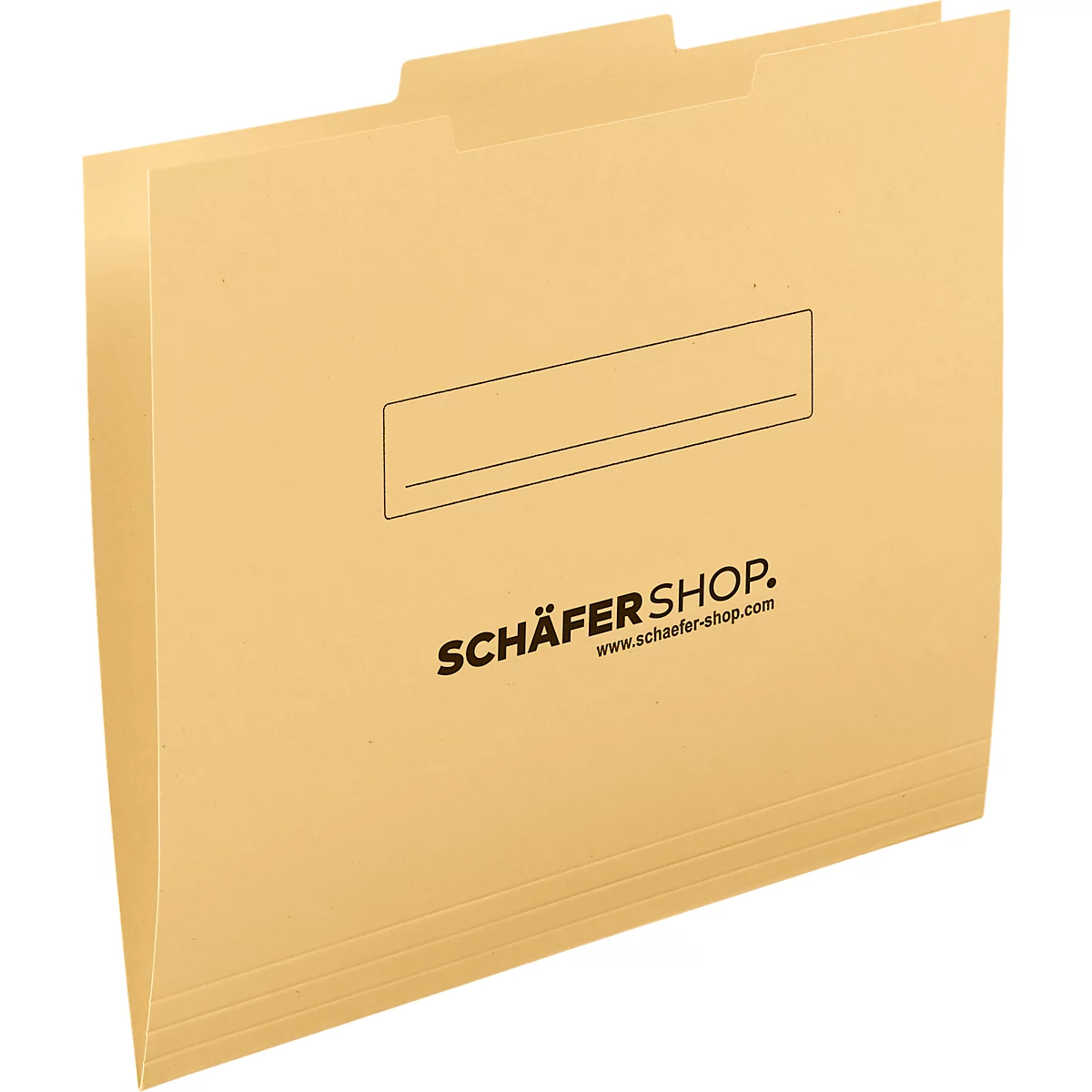 Chemise SCHÄFER SHOP, format A4, carton, onglet au milieu
