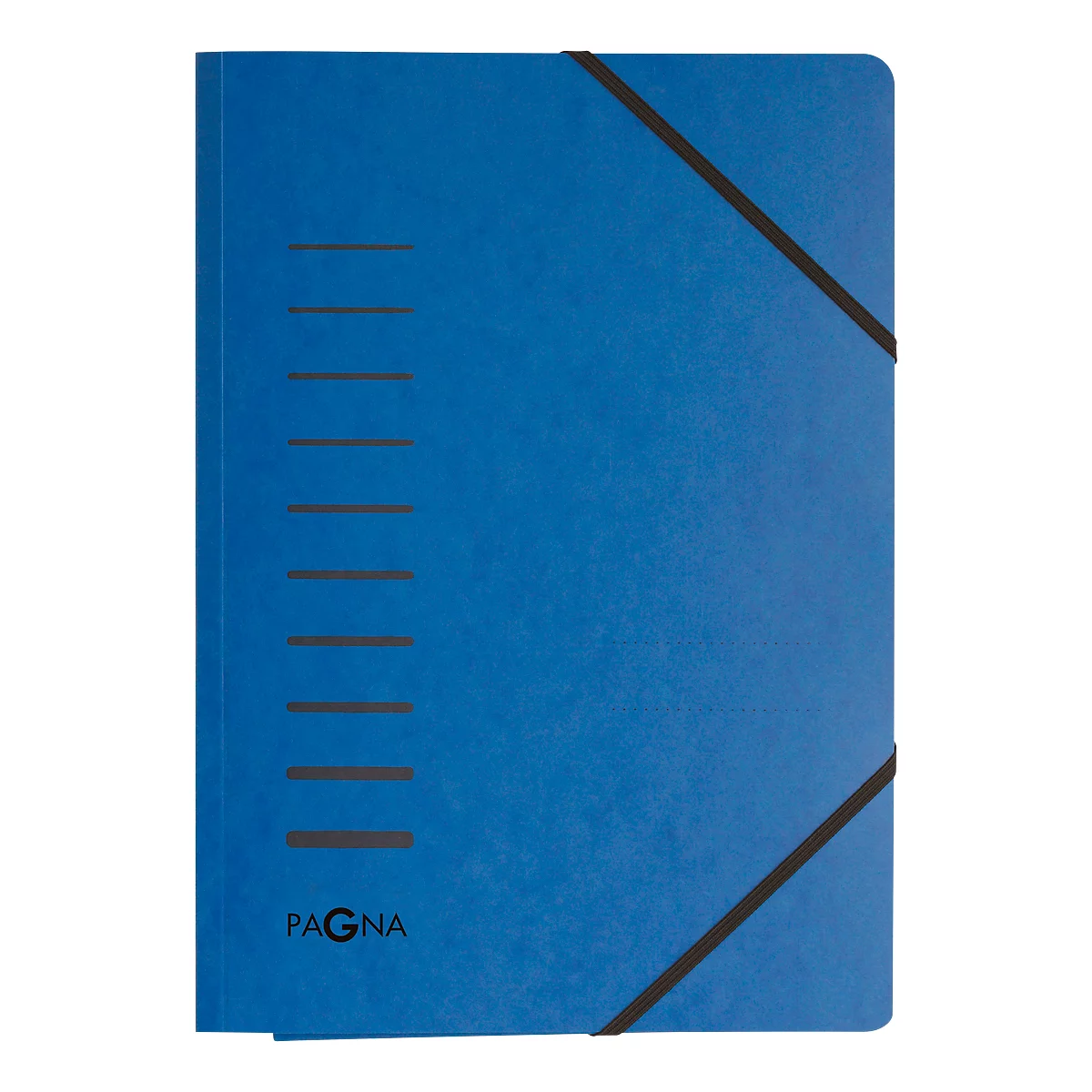 Chemises à 3 rabats et à élastiques PAGNA, format A4, en carton, 25 pièces, bleu