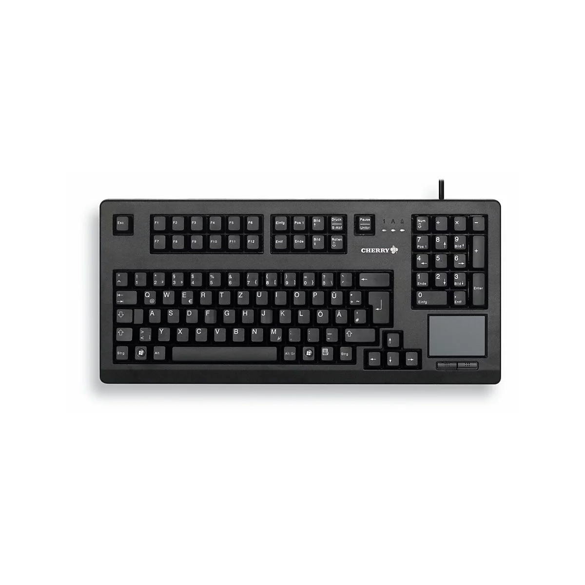 CHERRY Advanced Performance Line TouchBoard G80-11900 - Tastatur - USB - Schweiz - Schwarz