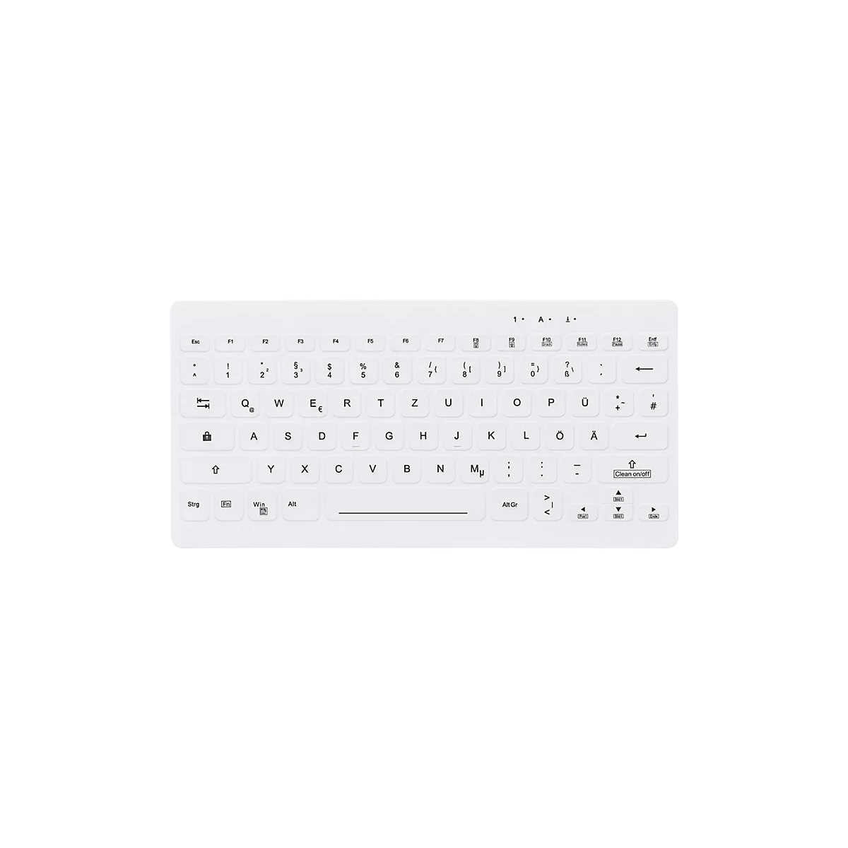 CHERRY AK-C4112 - Tastatur - medizinisch - compact - hinterleuchtet - USB
