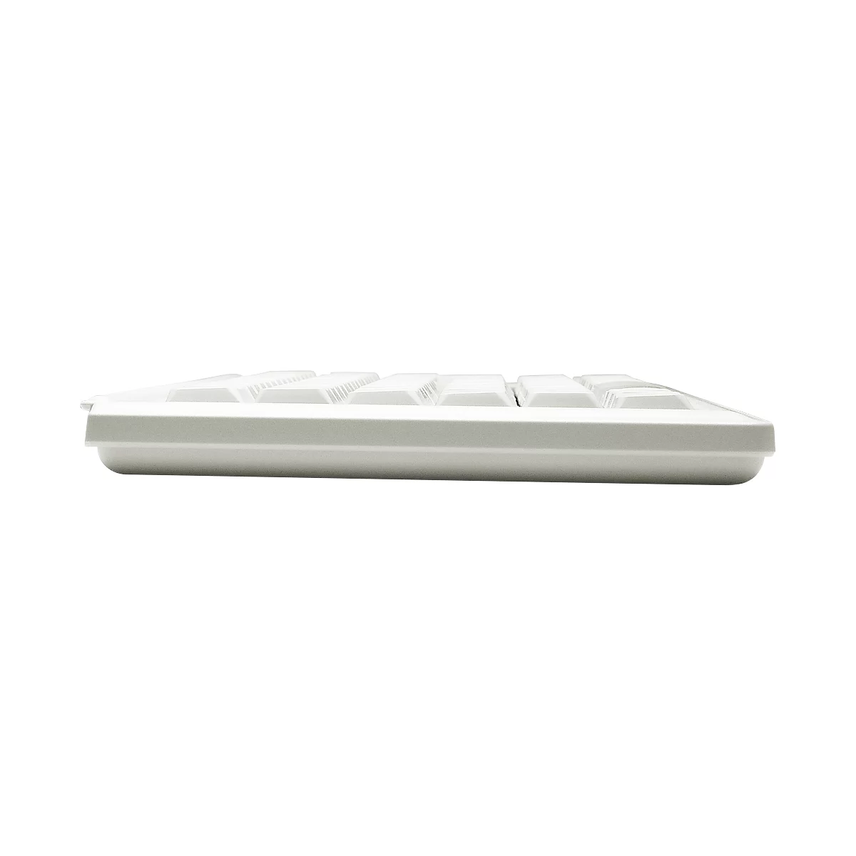 Cherry Compact-Keyboard G84-4400, QWERTZ, mit Trackball, 2 Maustasten, Kabellänge 1,75 m, hellgrau