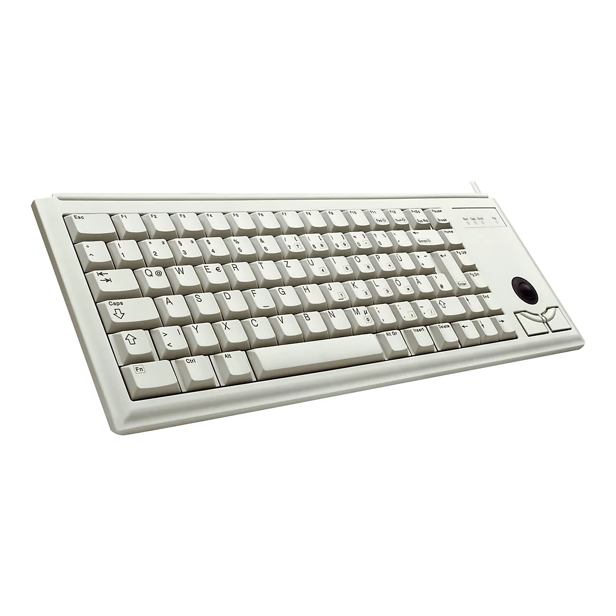 CHERRY Compact-Keyboard G84-4400 - Tastatur - Deutsch - Hellgrau