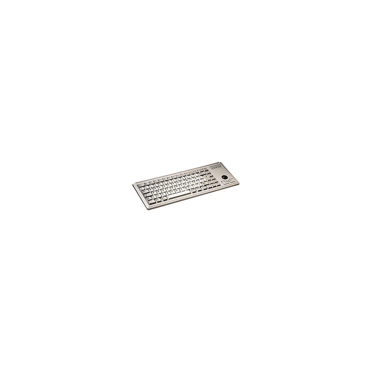 CHERRY Compact-Keyboard G84-4400 - Tastatur - Englisch - Hellgrau
