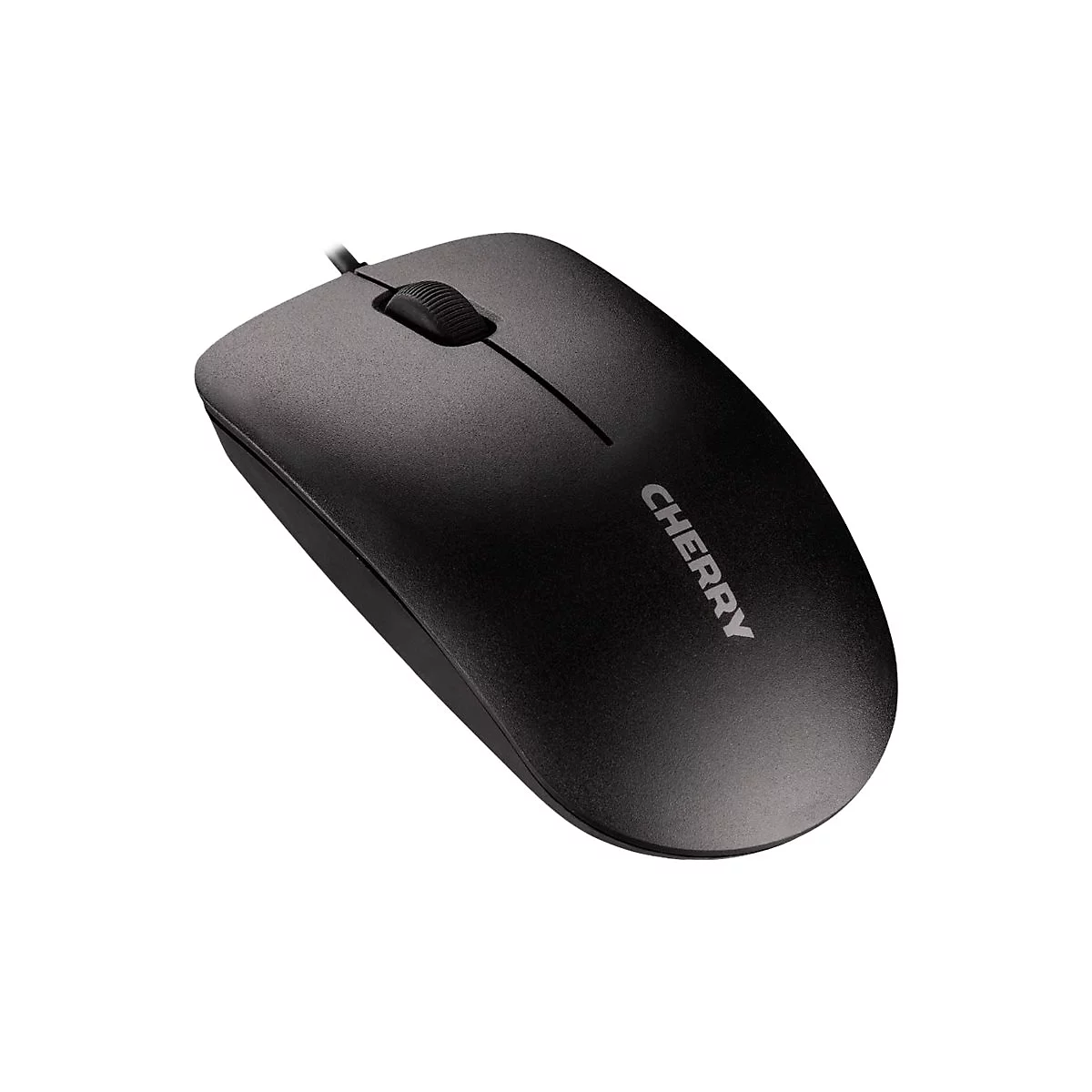 Souris d'ordinateur noire avec le logo CHERRY.
