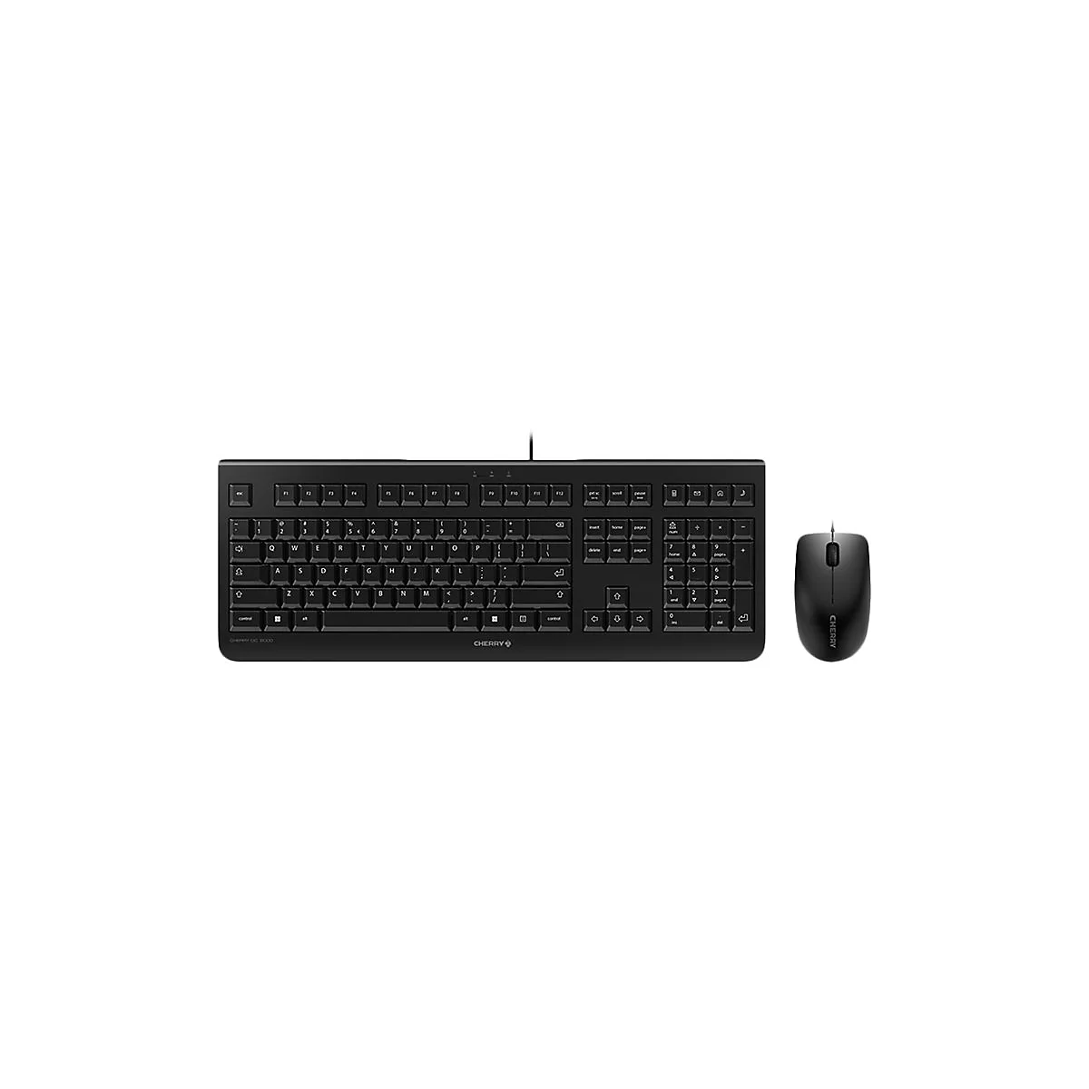 CHERRY DC 2000 - Tastatur-und-Maus-Set - USA - Schwarz