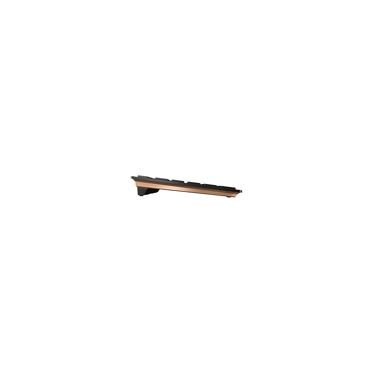 CHERRY DW 9100 SLIM - Tastatur-und-Maus-Set - QWERTY - US mit Euro-Symbol - schwarz/bronze