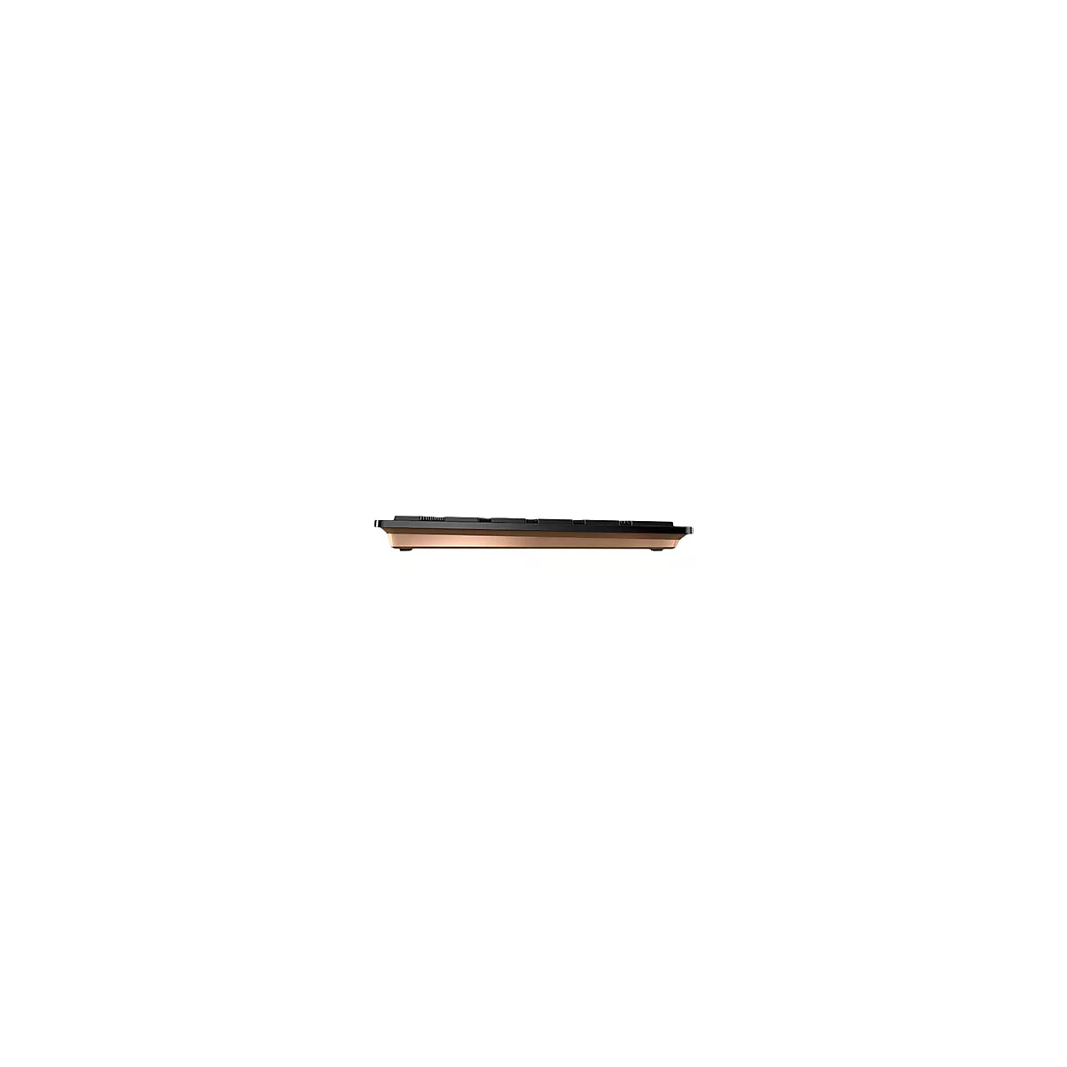 CHERRY DW 9100 SLIM - Tastatur-und-Maus-Set - QWERTY - US mit Euro-Symbol - schwarz/bronze