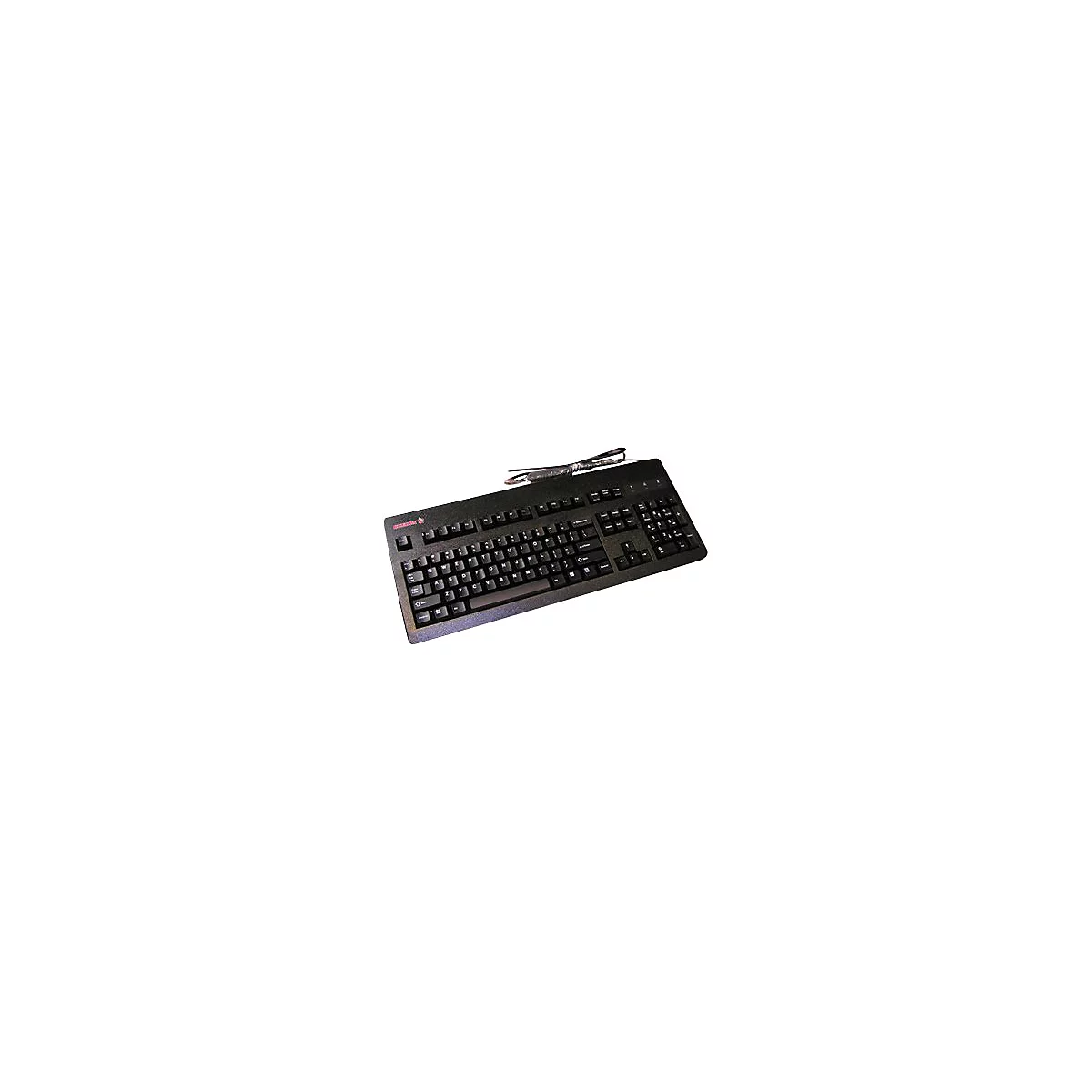 CHERRY G80-3000 - Tastatur - PS/2, USB - USA - Tastenschalter: CHERRY MX Brown - Schwarz