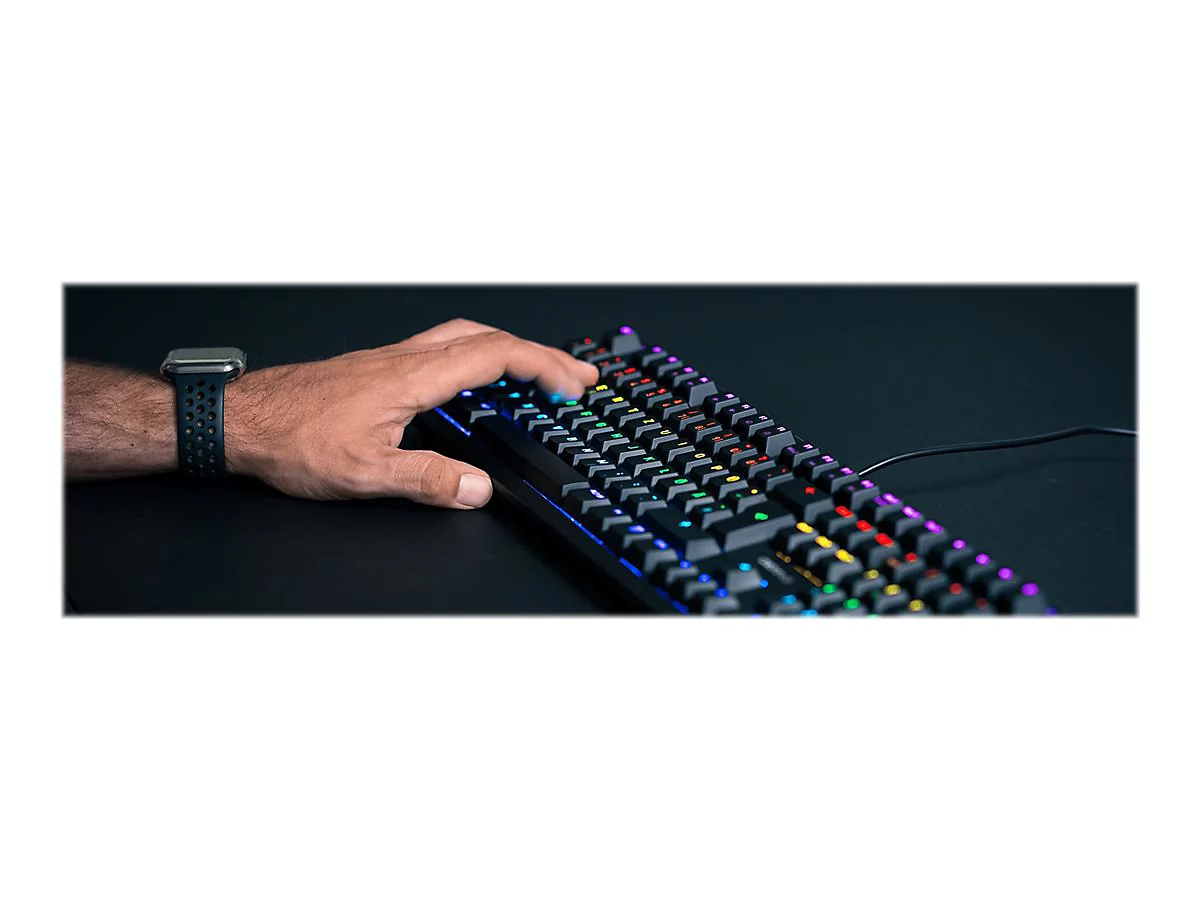 CHERRY G80-3000N RGB - Tastatur - Deutsch - Schwarz