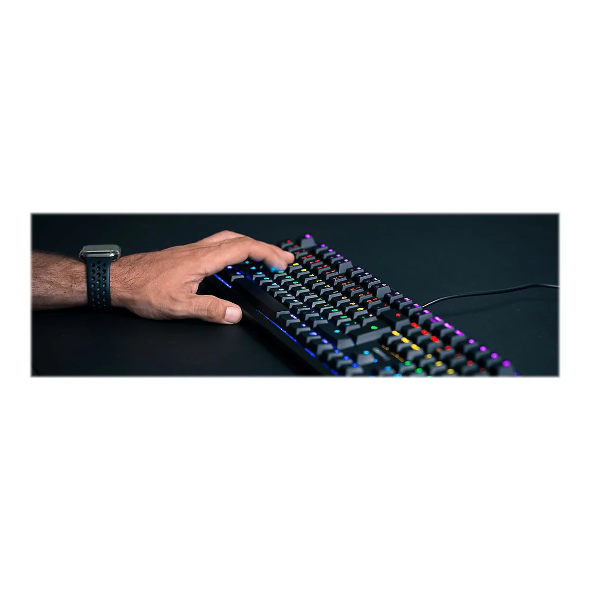 CHERRY G80-3000N RGB - Tastatur - Deutsch - Schwarz