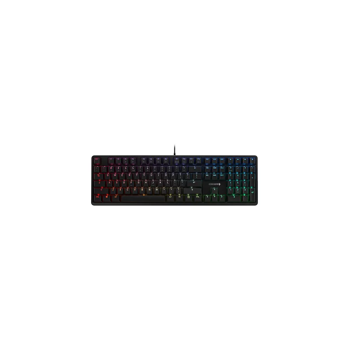 CHERRY G80-3000N RGB - Tastatur - Deutsch - Schwarz