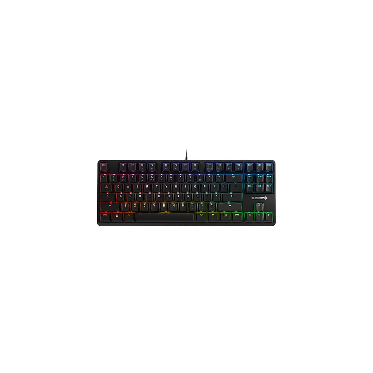 CHERRY G80-3000N RGB TKL - Tastatur - US International - Schwarz