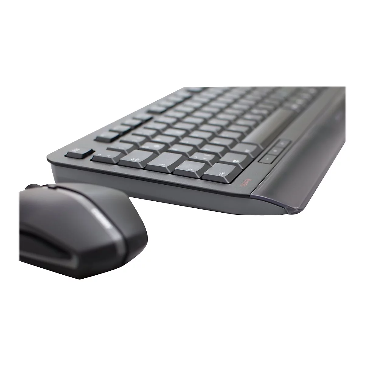 CHERRY GENTIX DESKTOP - Tastatur-und-Maus-Set - Schweiz - Schwarz