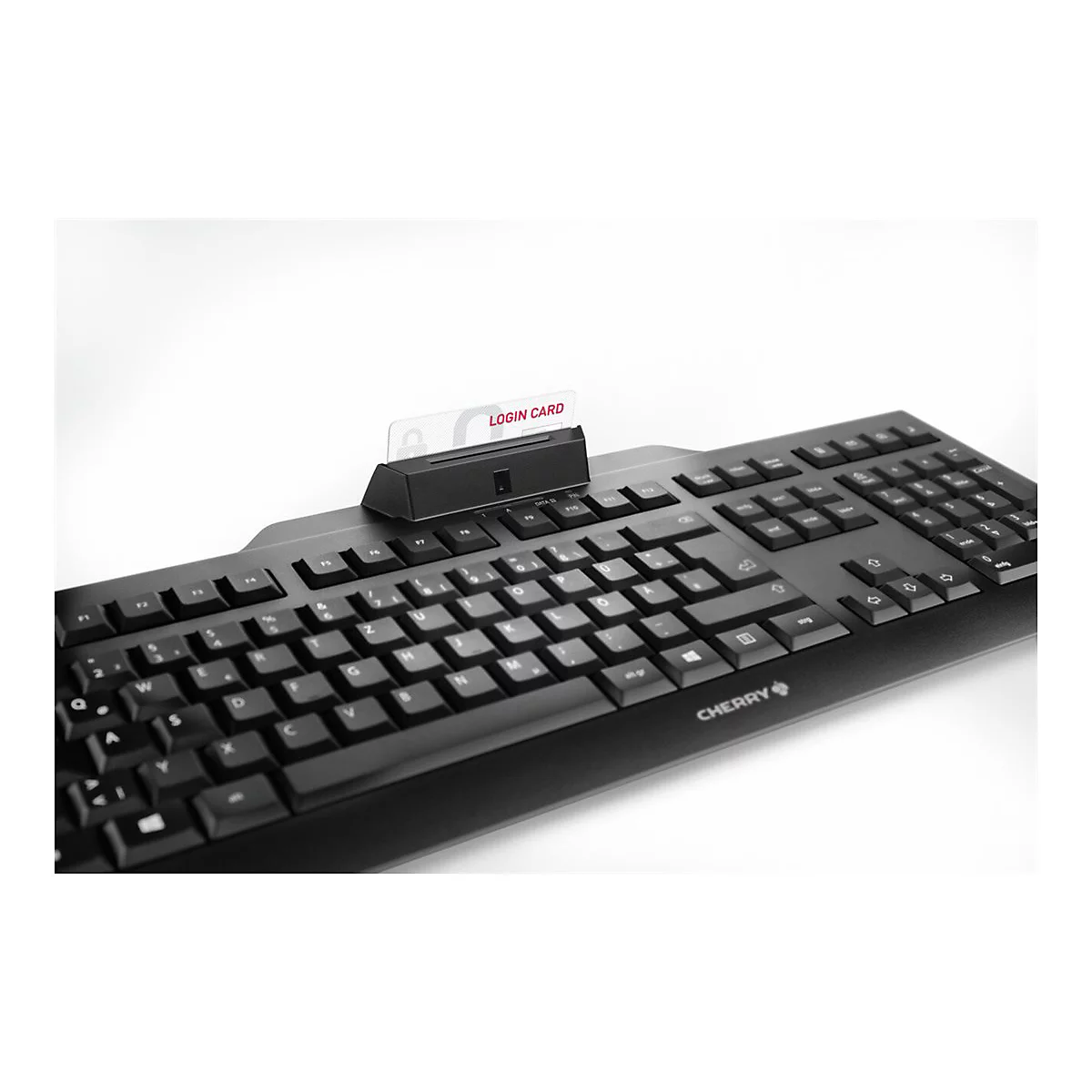 CHERRY KC 1000 SC - Tastatur - Deutsch - Schwarz