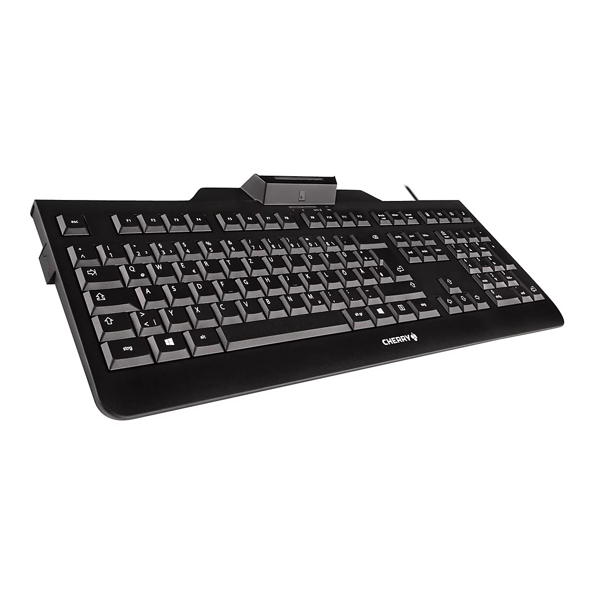 CHERRY KC 1000 SC - Tastatur - Deutsch - Schwarz