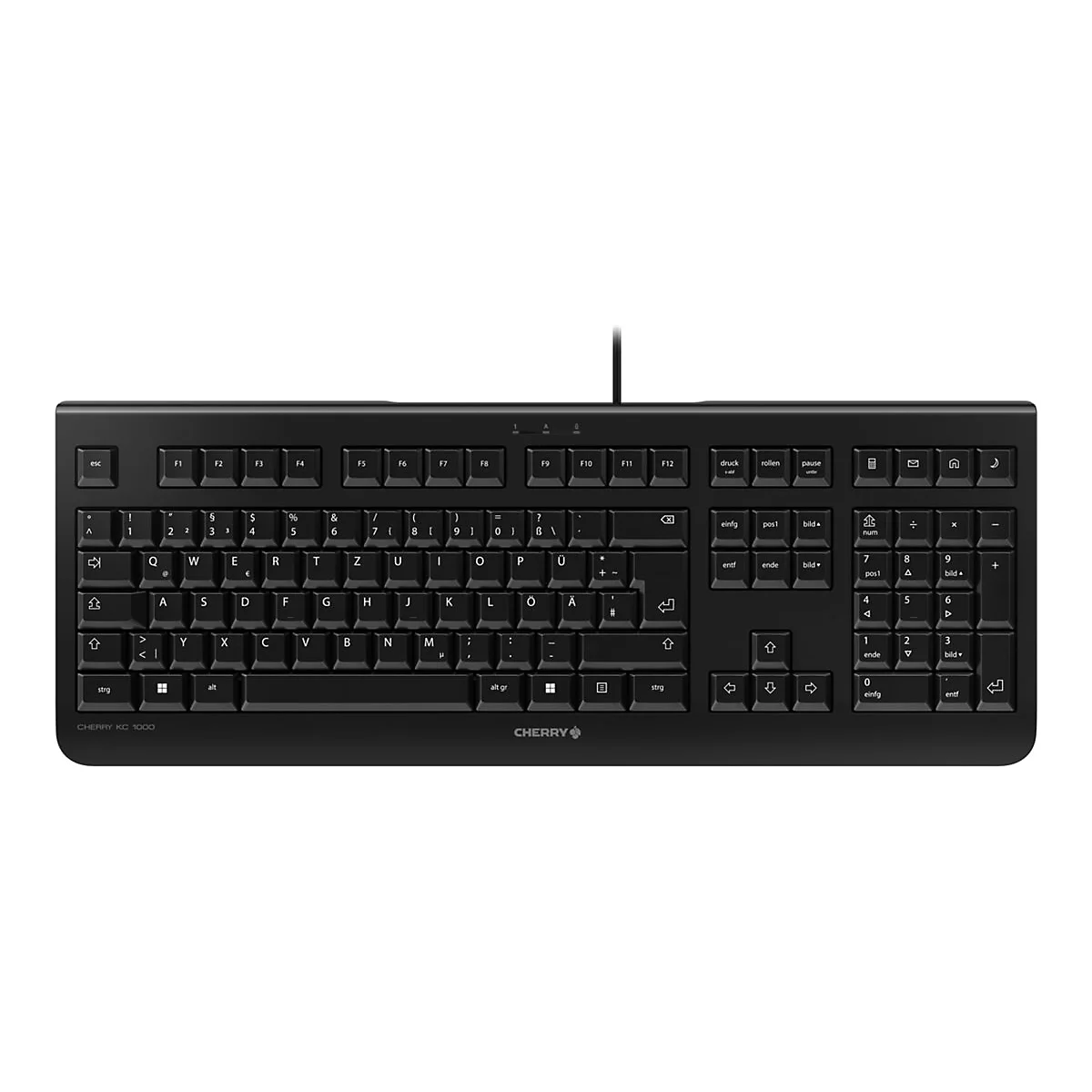 CHERRY KC 1000 - Tastatur - 100% - full size - USB - QWERTY