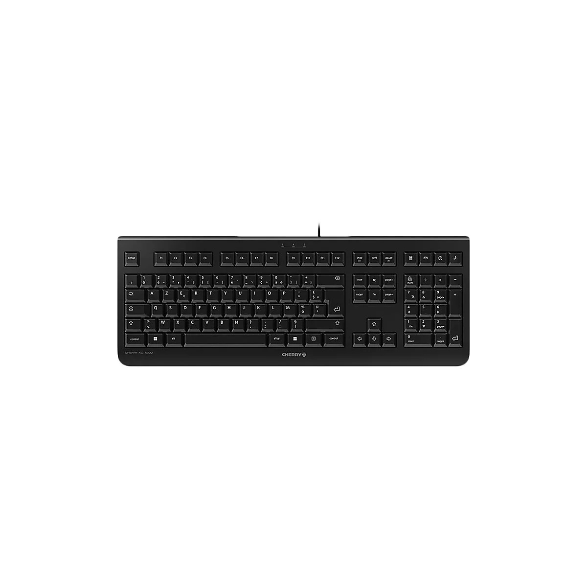CHERRY KC 1000 - Tastatur - Französisch - Schwarz