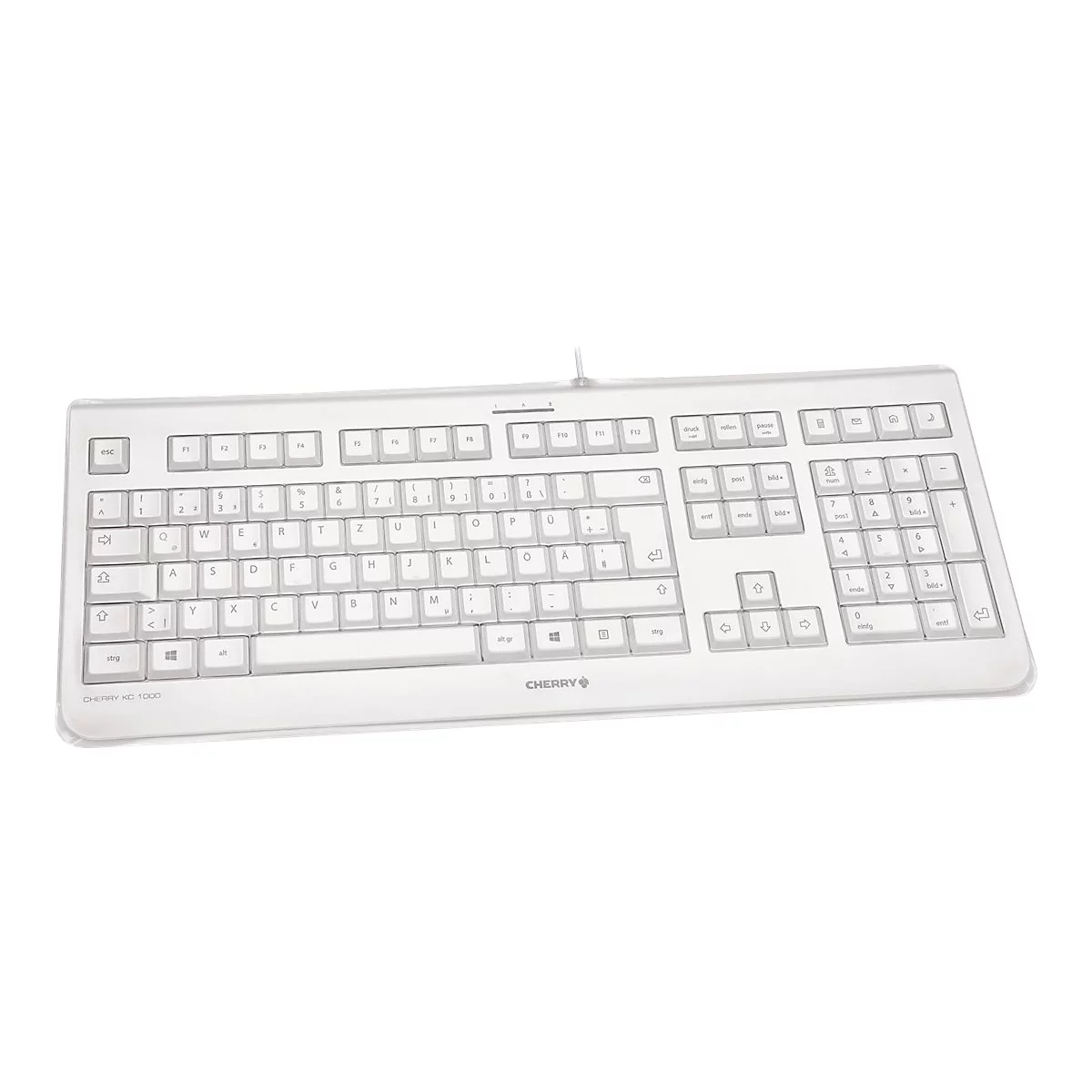 CHERRY KC 1068 - Tastatur - Französisch - Pale Gray