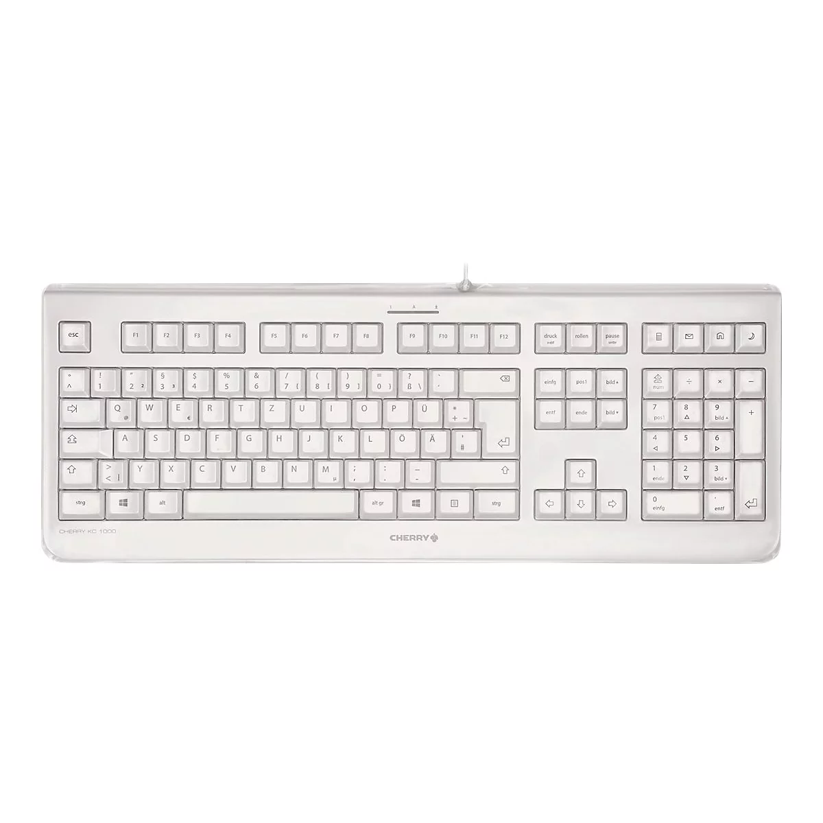 CHERRY KC 1068 - Tastatur - Französisch - Pale Gray