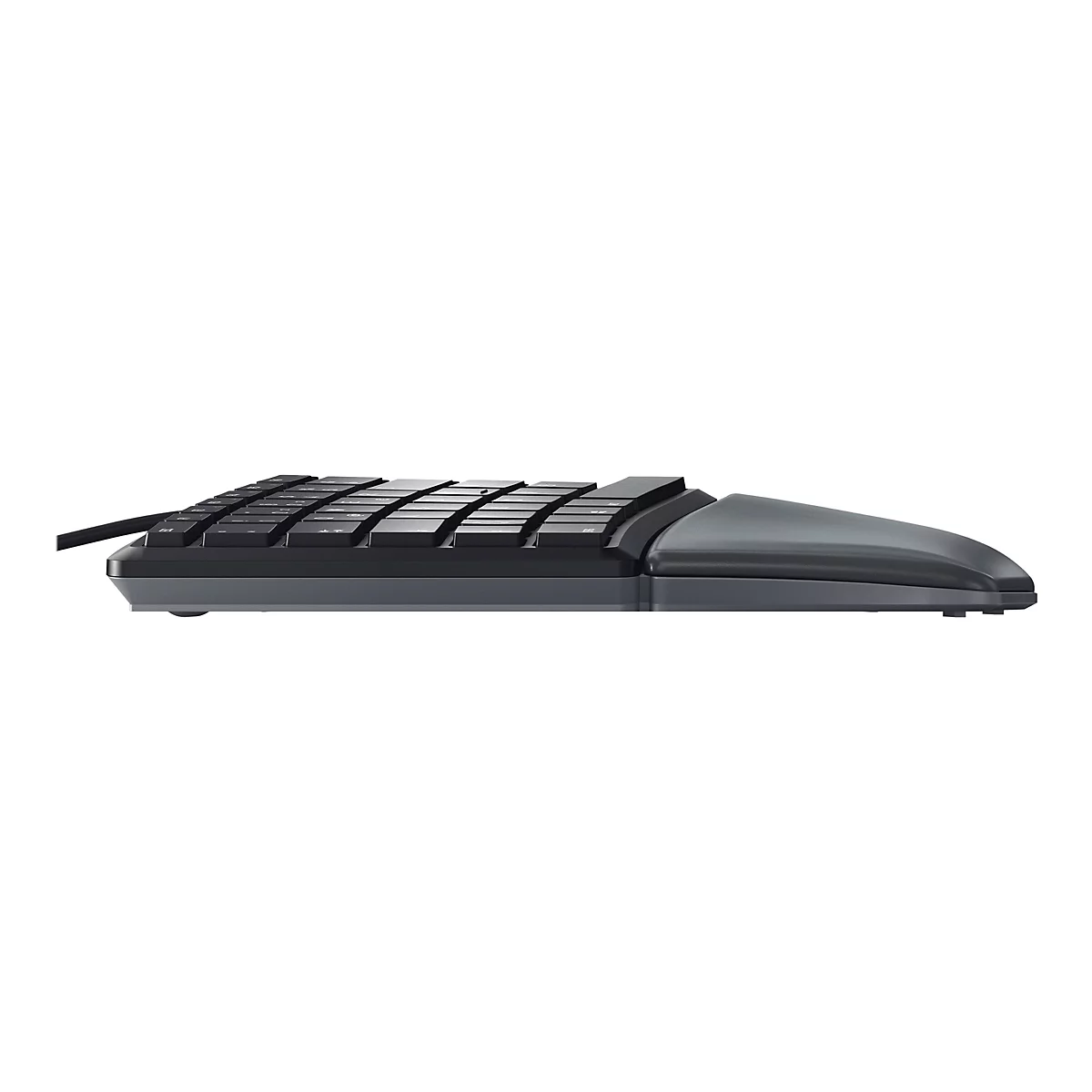 CHERRY KC 4500 ERGO - Tastatur - QWERTY - US mit Euro-Symbol - Schwarz