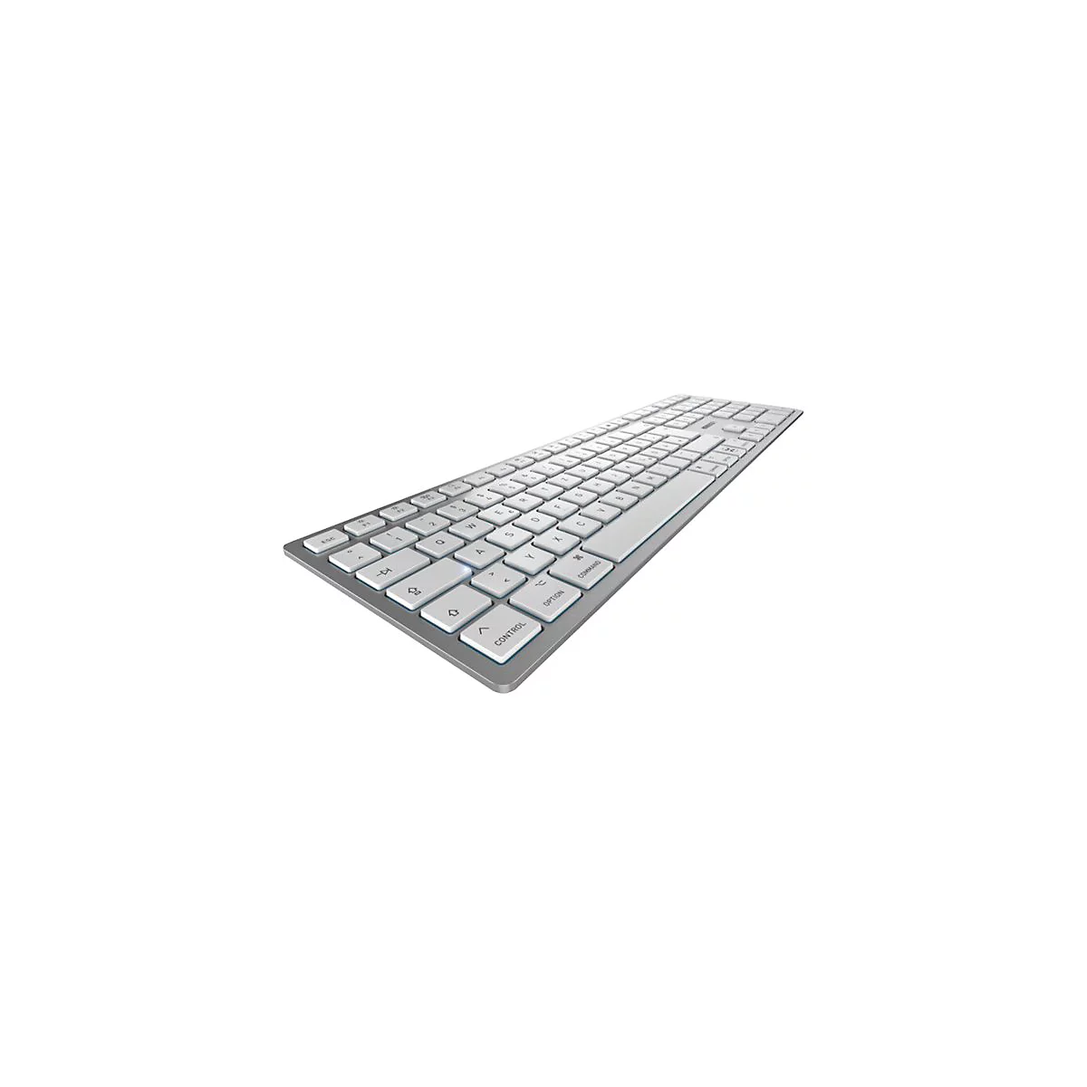 CHERRY KW 9100 SLIM - Tastatur - kabellos - 2.4 GHz, Bluetooth 4.0 - QWERTZ - Deutsch
