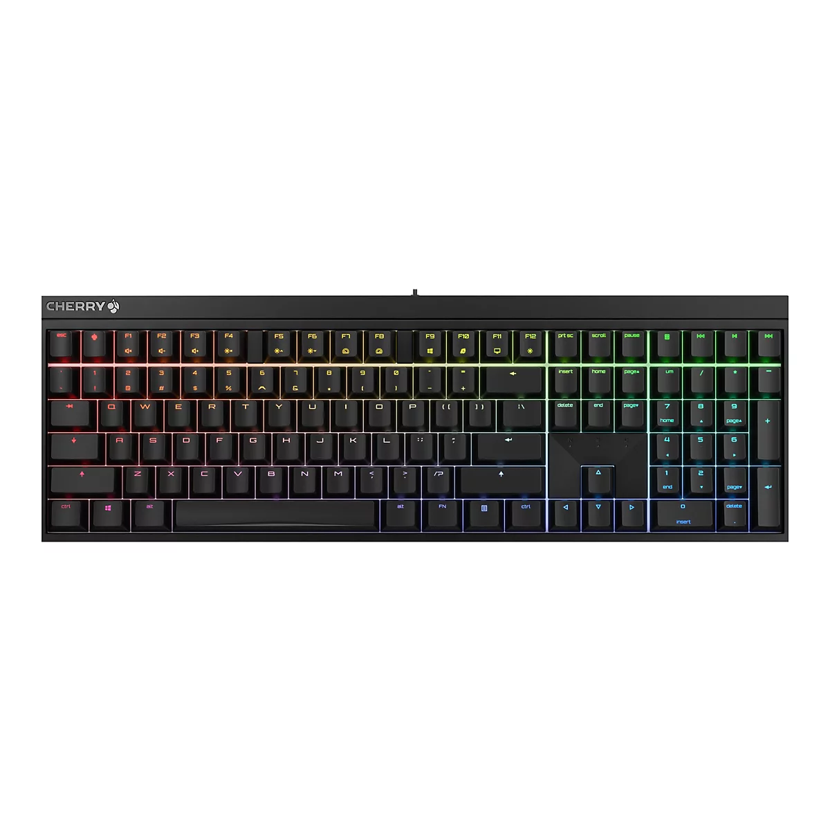 CHERRY MX 2.0S - Tastatur - Hintergrundbeleuchtung - USB - QWERTZ - Deutsch