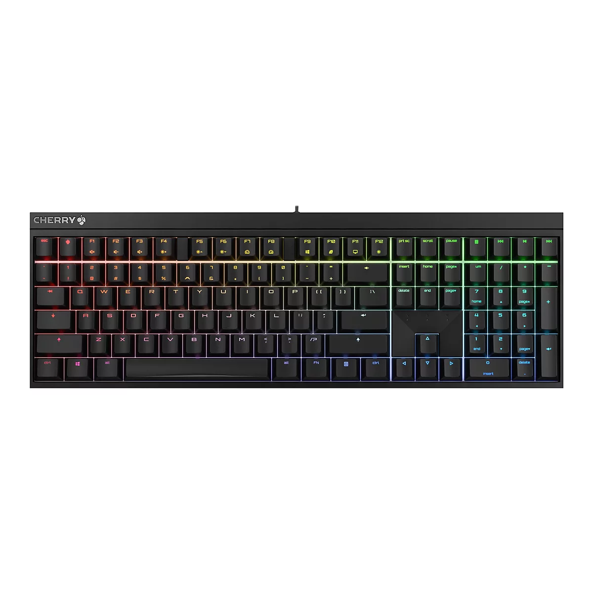 CHERRY MX 2.0S - Tastatur - Hintergrundbeleuchtung - USB - QWERTZ - Deutsch