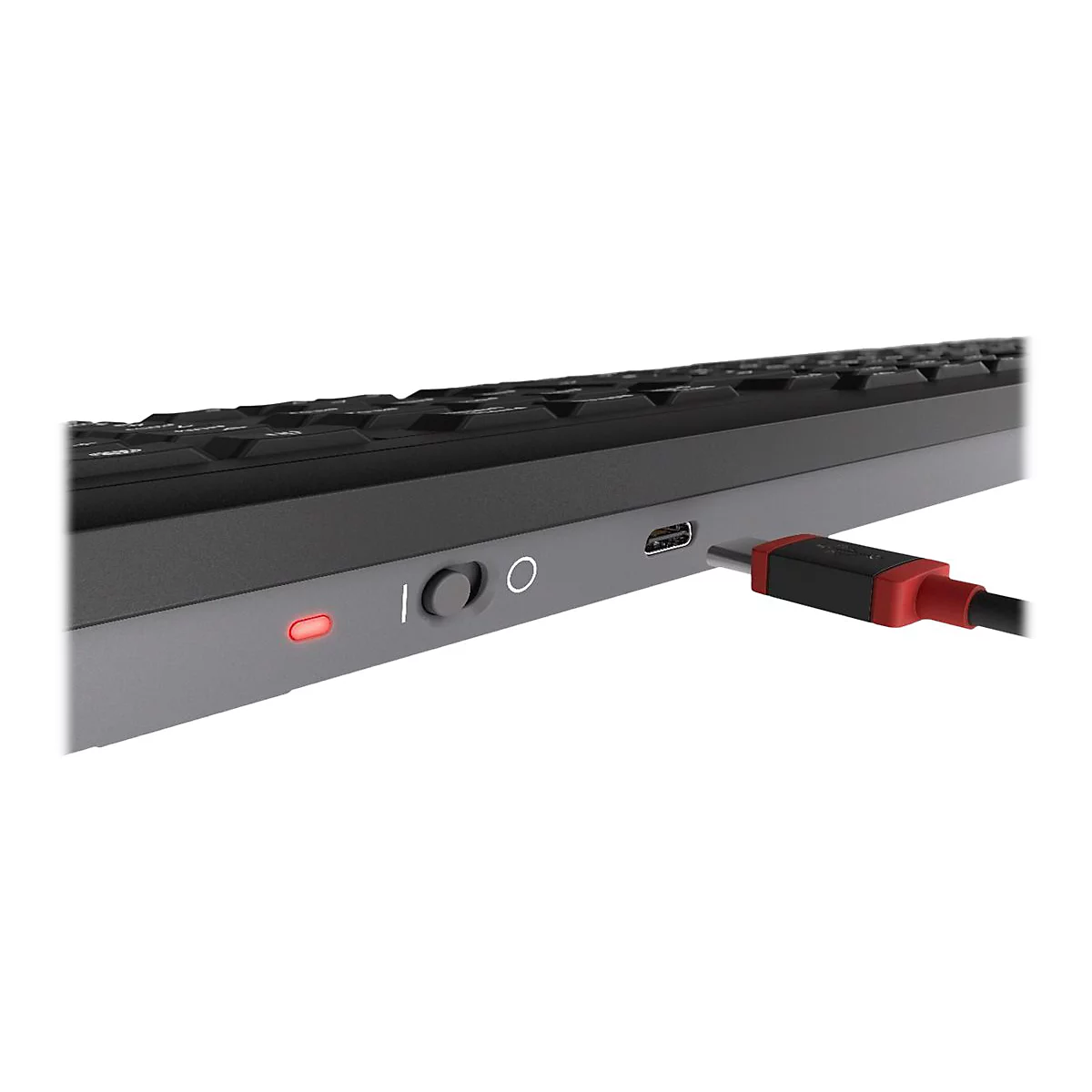 CHERRY STREAM DESKTOP RECHARGE - Tastatur-und-Maus-Set - kabellos - 2.4 GHz - Tschechisch/Slowakish - Tastenschalter: CHERRY SX