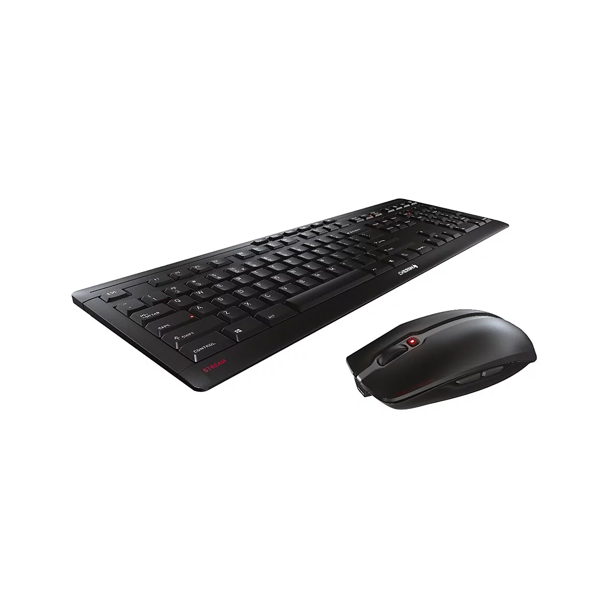 CHERRY STREAM DESKTOP RECHARGE - Tastatur-und-Maus-Set - kabellos - 2.4 GHz - Tschechisch/Slowakish - Tastenschalter: CHERRY SX