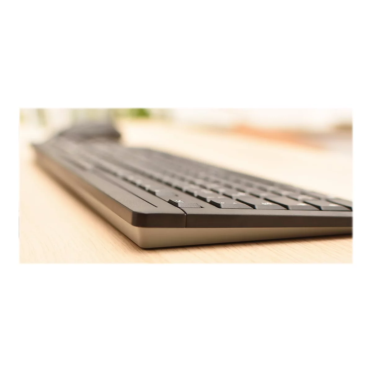 CHERRY STREAM DESKTOP - Tastatur-und-Maus-Set - kabellos - 2.4 GHz - Pan-Nordic - Tastenschalter: CHERRY SX