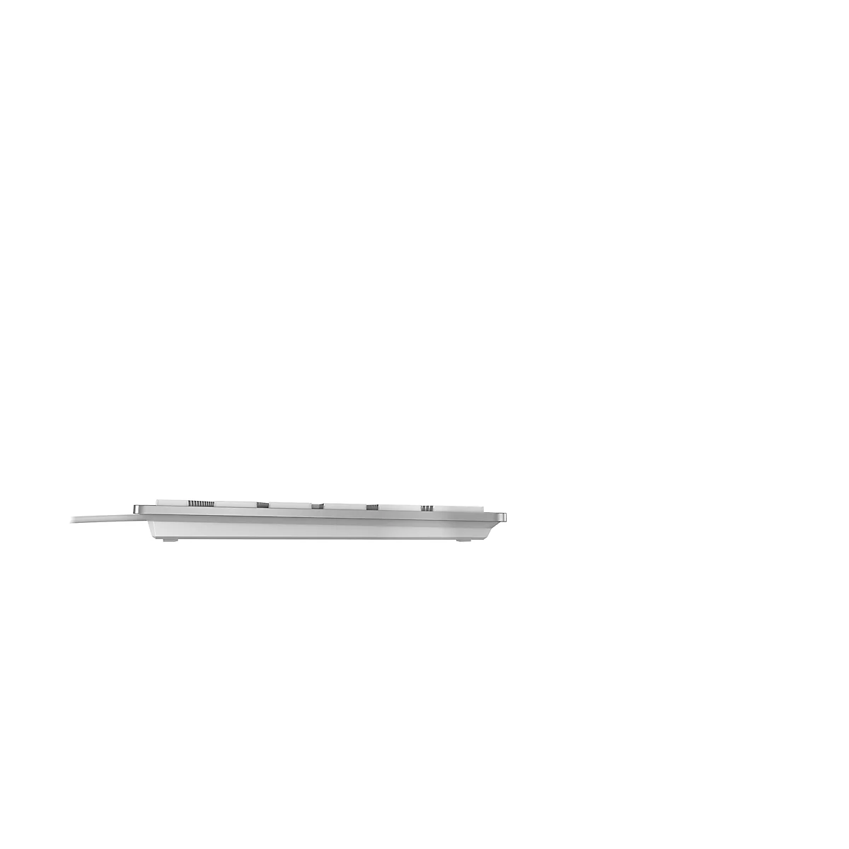 Cherry toetsenbord KC 6000 Slim, QWERTZ, 105 + 6 toetsen, Status leds voor CAPS LOCK, NUM & SCROLL, zilver