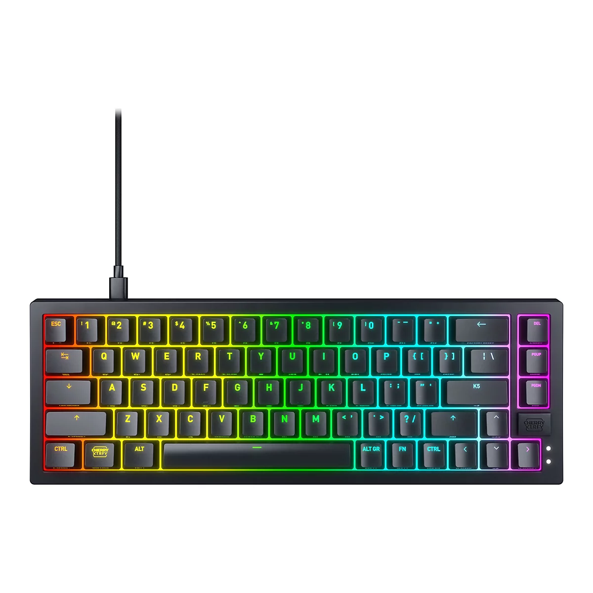 CHERRY XTRFY K5V2 - Tastatur - 65% - compact - hintergrundbeleuchtet - QWERTY
