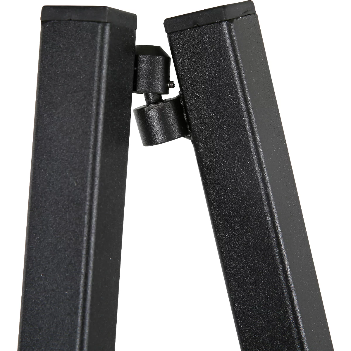Chevalet de présentation – aluminium - l. 536 x P 309 x H 1500 mm - repliable - noir