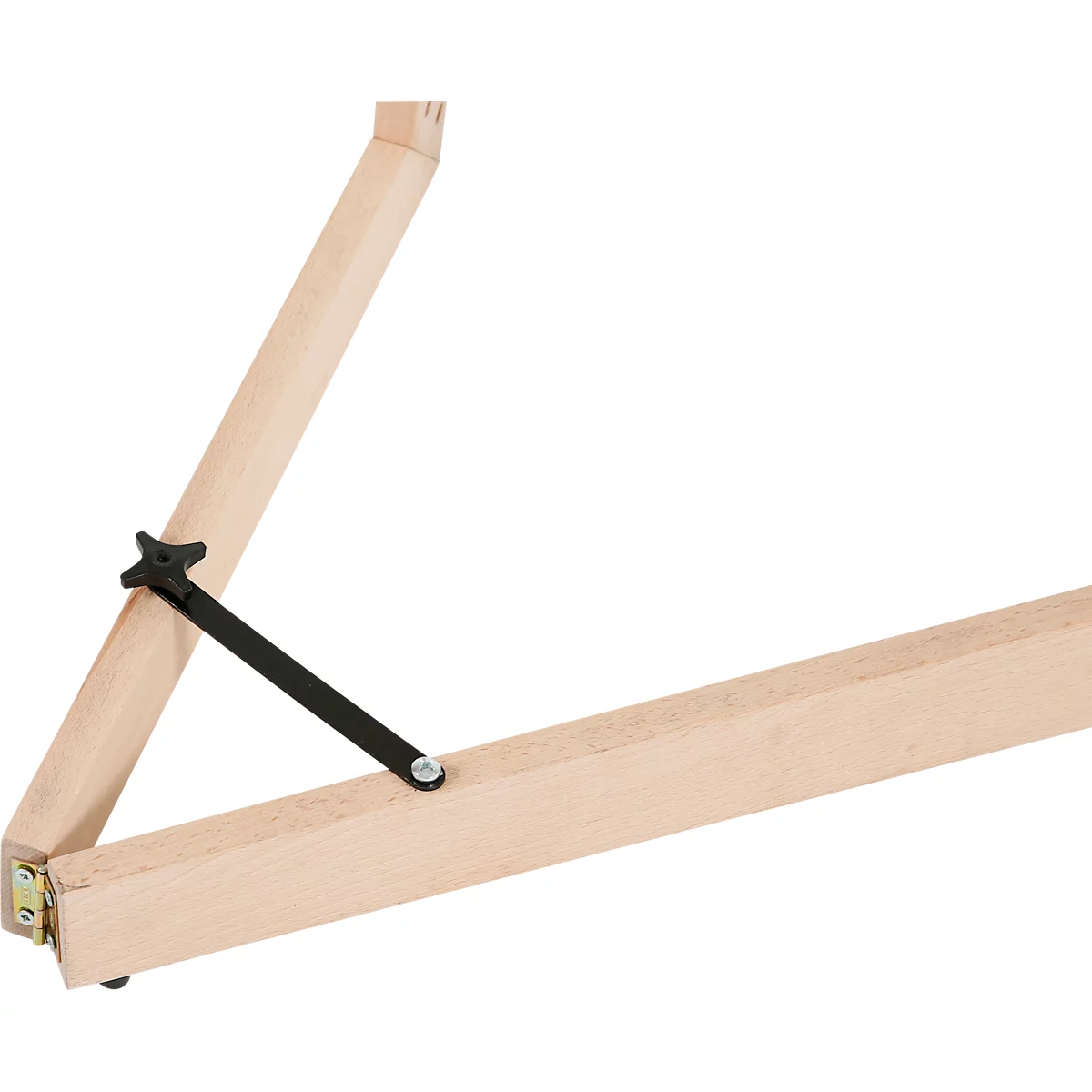 Chevalet de présentation – bois - l. 536 x P 309 x H 1500 mm - repliable - hêtre naturel