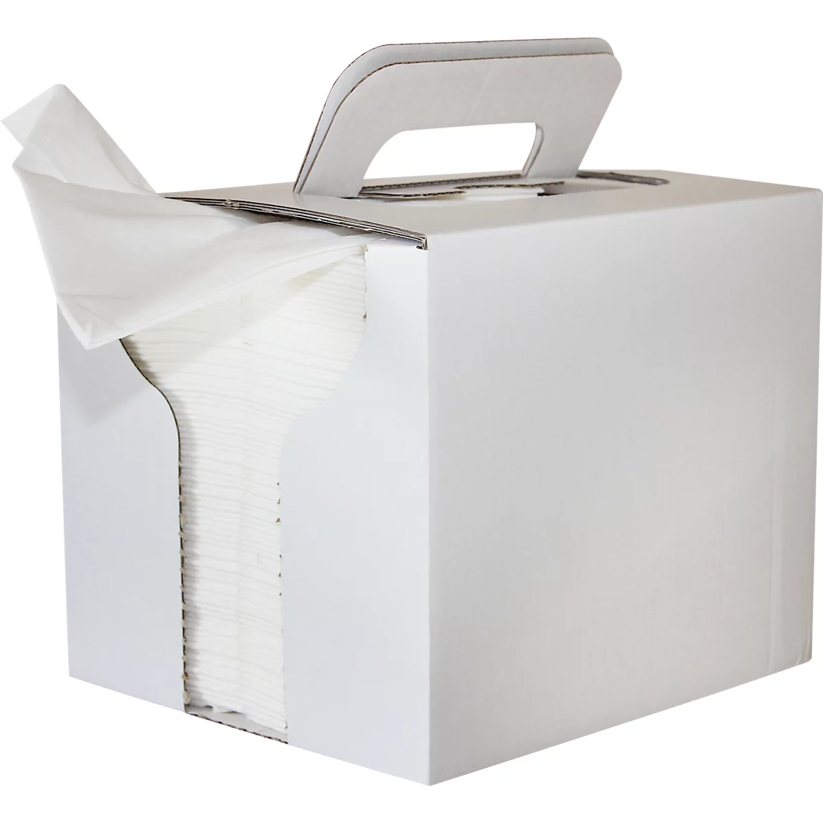 Chiffons de nettoyage WIPEX®-SUPREME TO GO, réutilisables, pliés en Z, extrêmement résistants à la déchirure &amp; absorbants, taille des chiffons env. 300 x 380 mm, viscose &amp; polyester, blanc, 8 x 80 chiffons