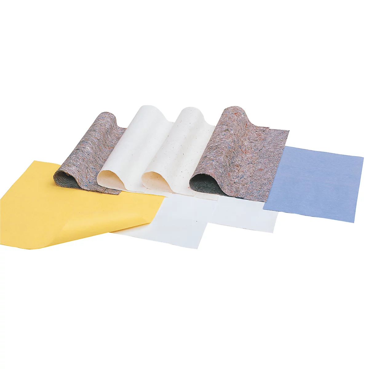 Chiffons nettoyants universel, matelassé, multicolore foncé