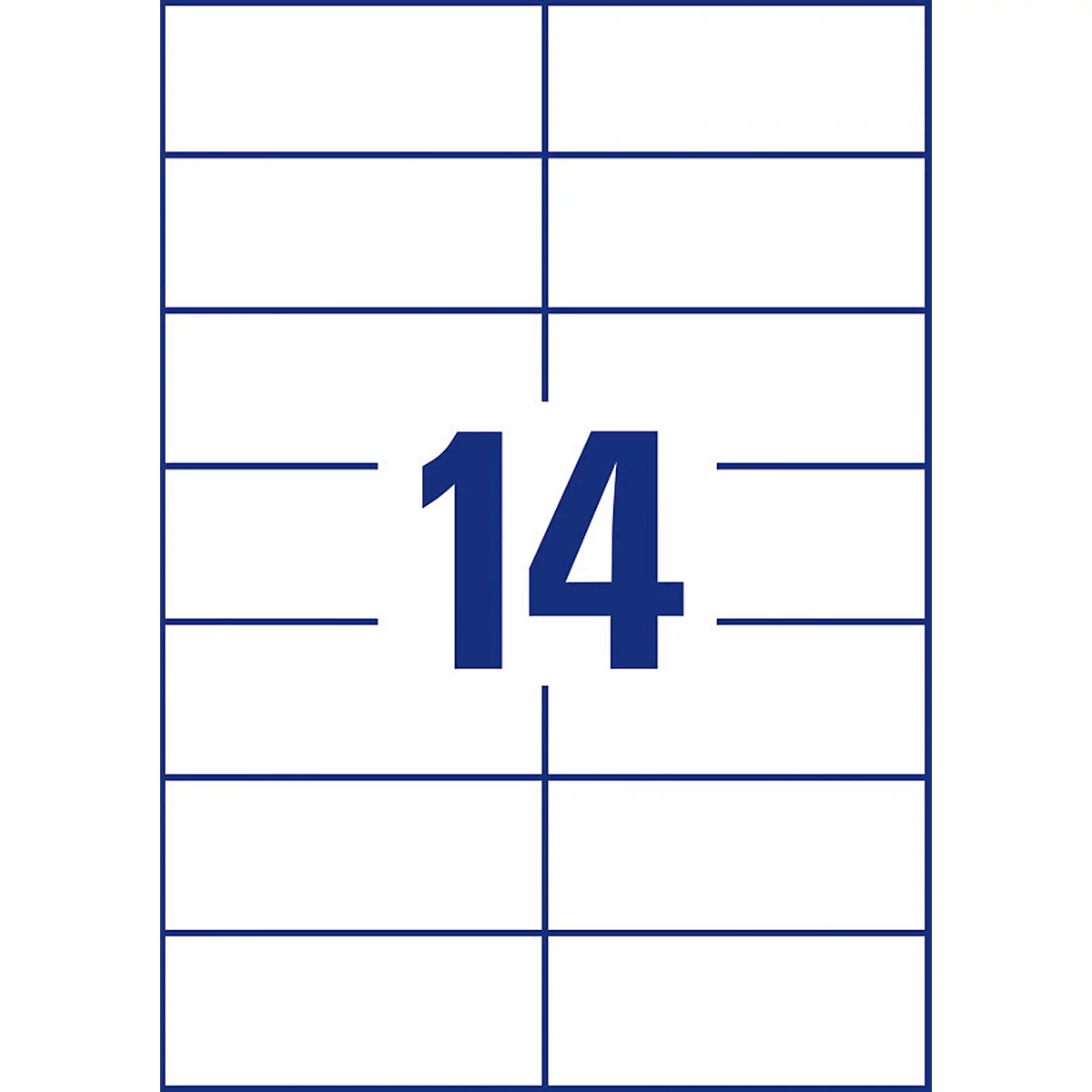 Cible AVERY® Cible Etiquettes en film ultra-résistant L7913-10, 99,1 x 42,3 mm, 120 étiquettes