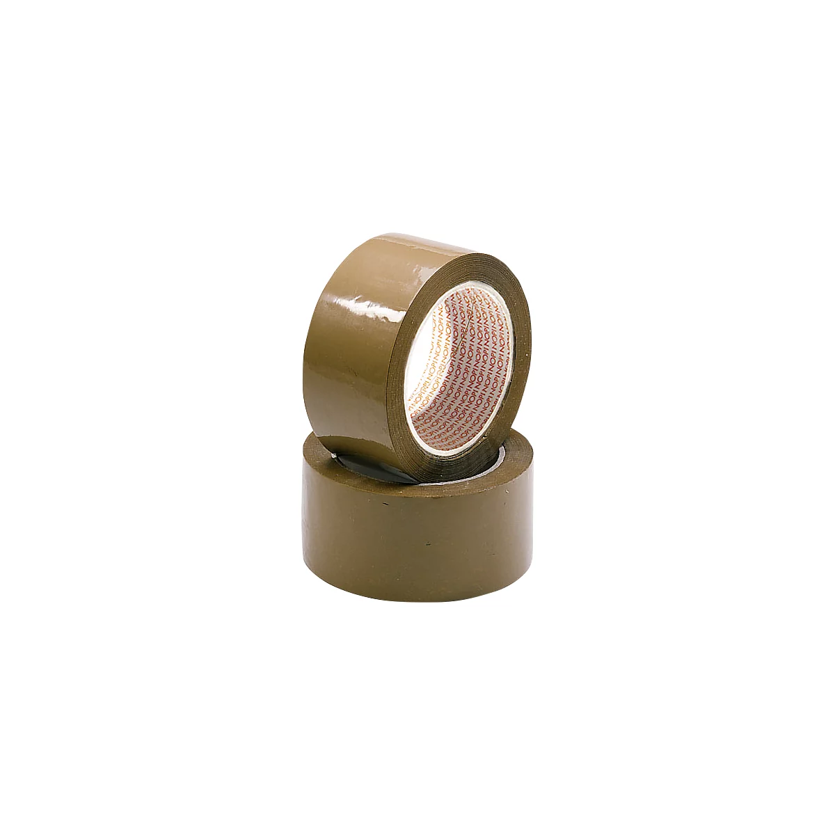 Cinta de embalaje Nopi® Classic 4042, grosor total 52 μ, L 66 m x A 55 mm, rollo-∅ 76 mm, película de polipropileno, marrón, 6 rollos.
