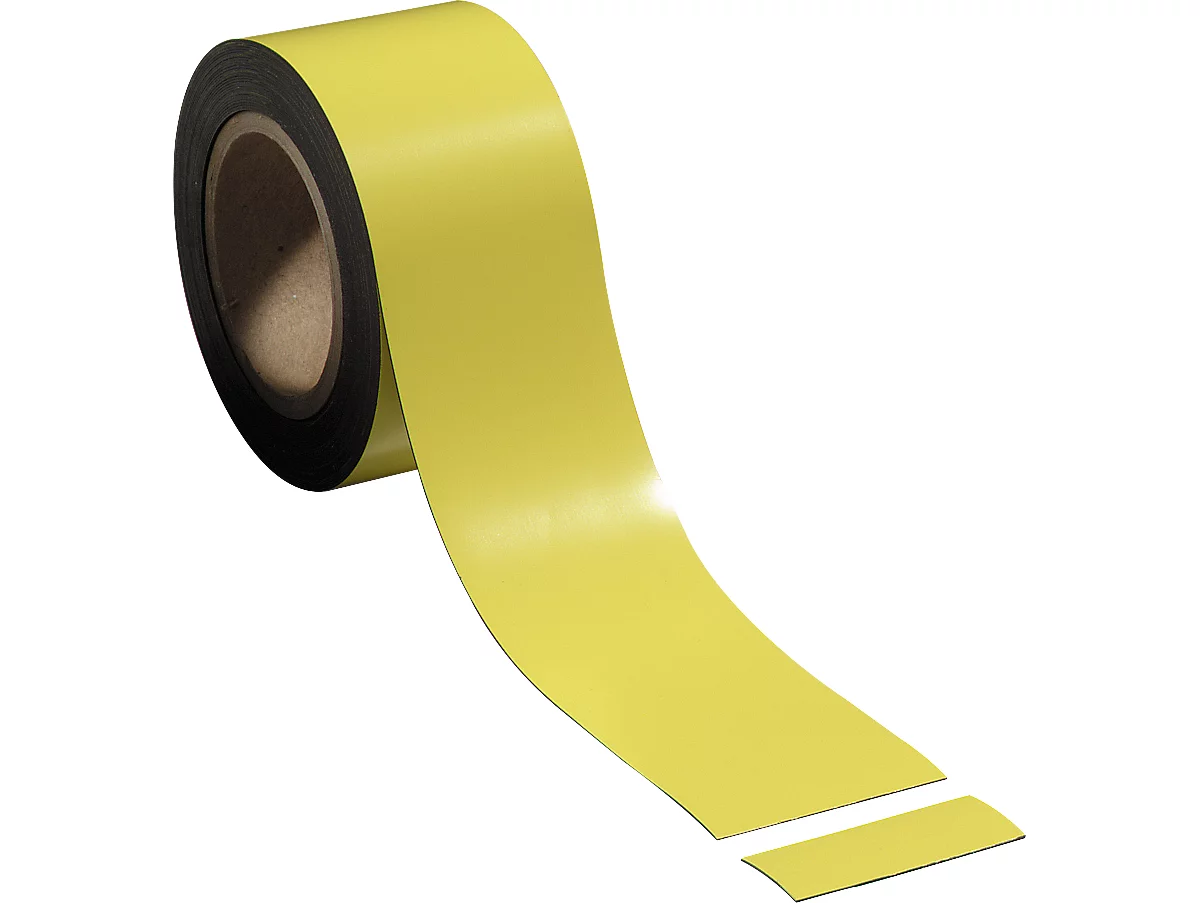 Cinta magnética, amarilla, 70 mm x 100 m