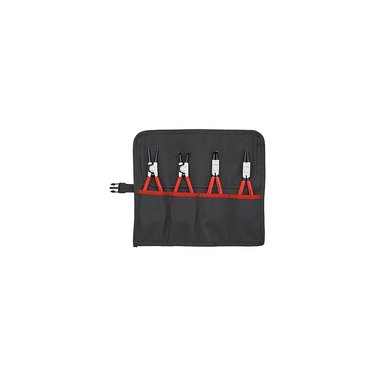 Circlip tangen set 4 st. in rolkoffer 19-60mm KNIPEX