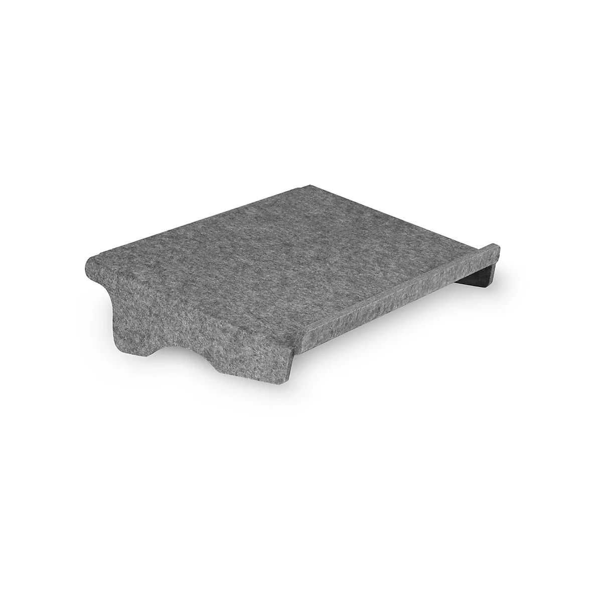 Circular-Line Dokumentenhalter Bakker Elkhuizen Q-doc 100, 60% recyceltes Material, B 455 x T 290 x H 95 mm, lichtgrau