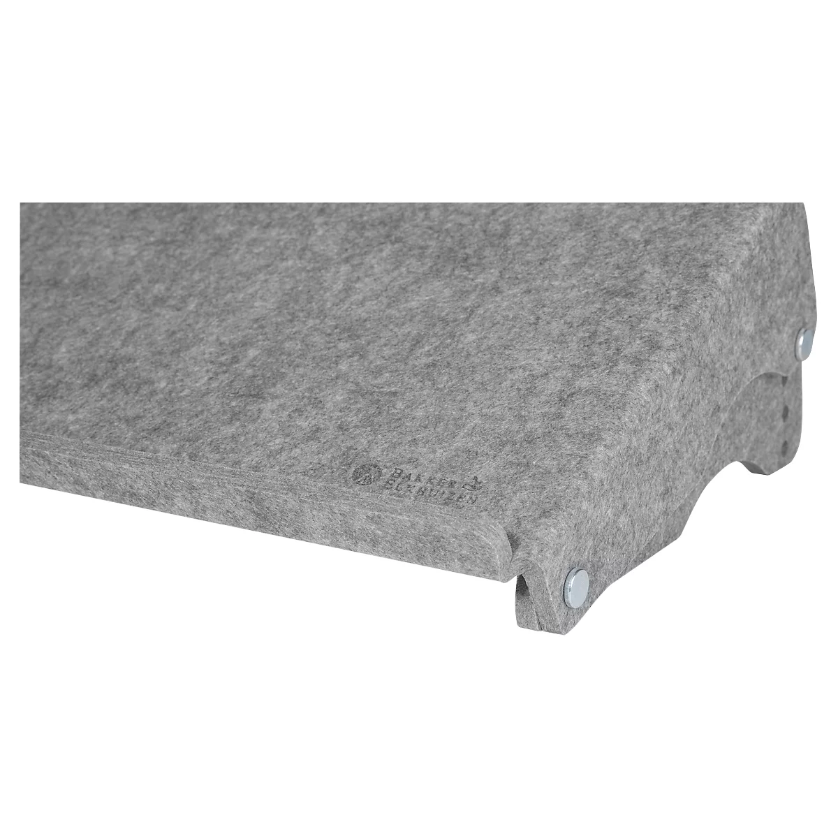 Circular-Line Dokumentenhalter Bakker Elkhuizen Q-doc 515, 60% recyceltes Material, B 515 x T 290 x H 120 mm, lichtgrau
