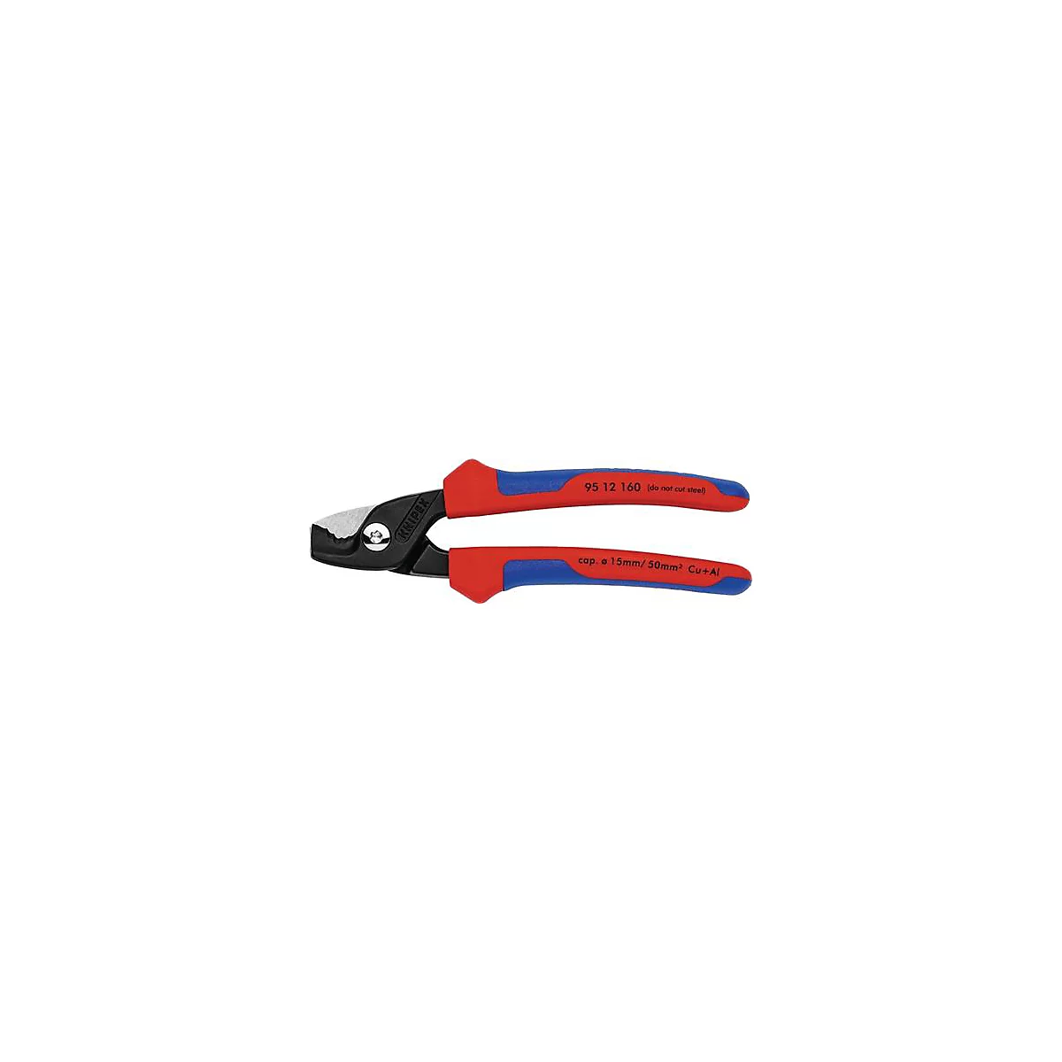 Cisaille à câbles L.160mm Gaines multi-composants KNIPEX