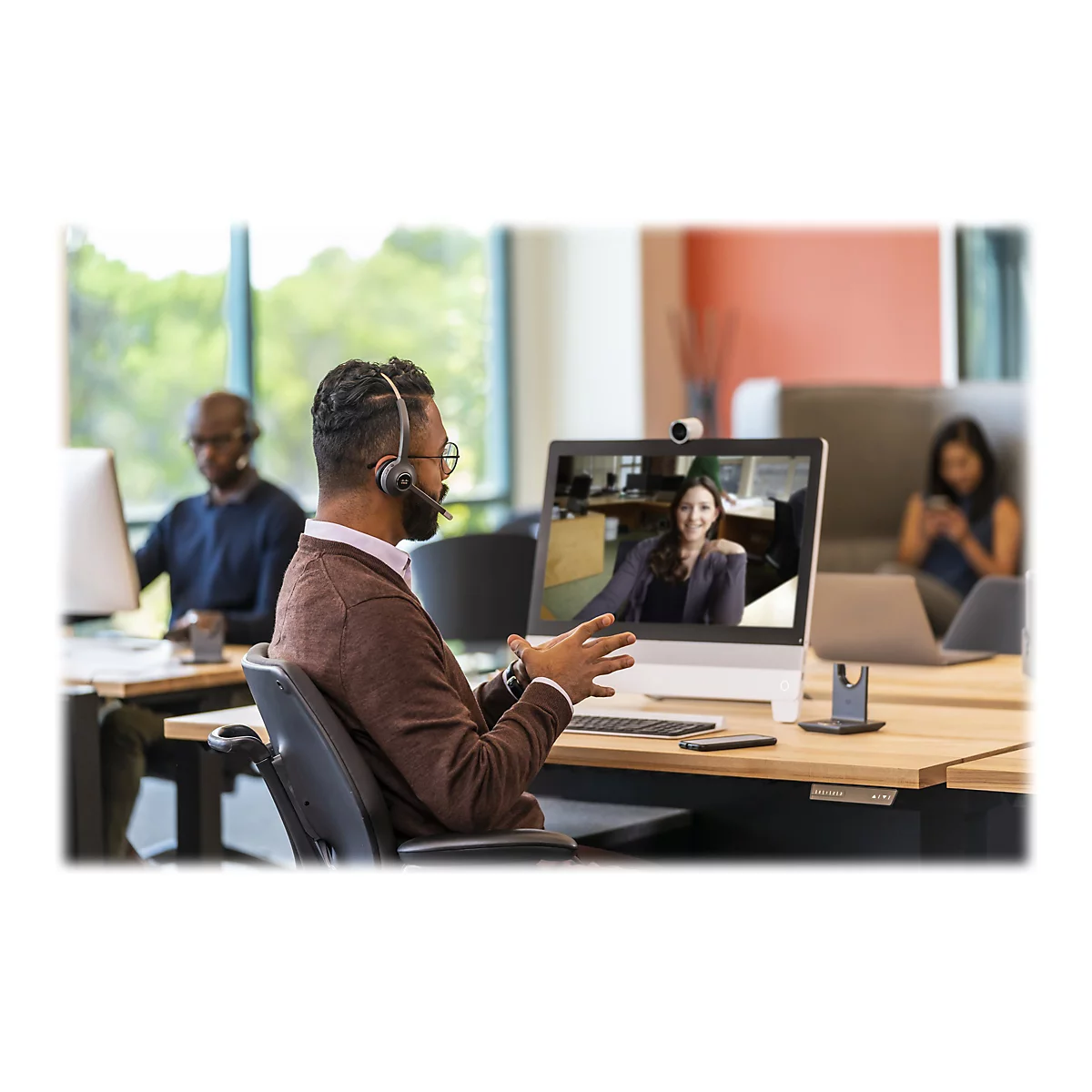 Cisco 561 Wireless Single - Headset - mit Multibase Station