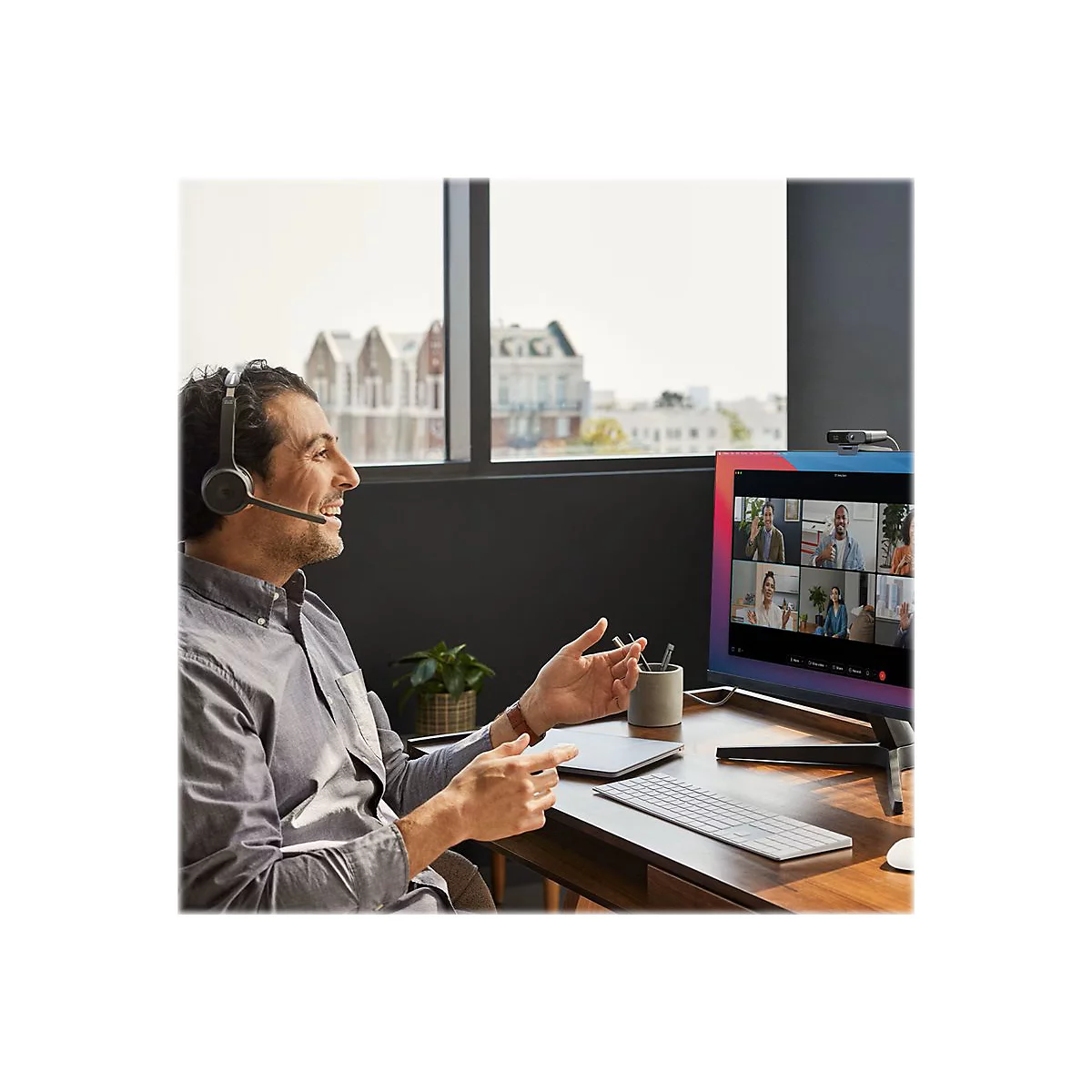 Cisco Headset 721 - Headset - On-Ear - Bluetooth - kabellos - Carbon Black