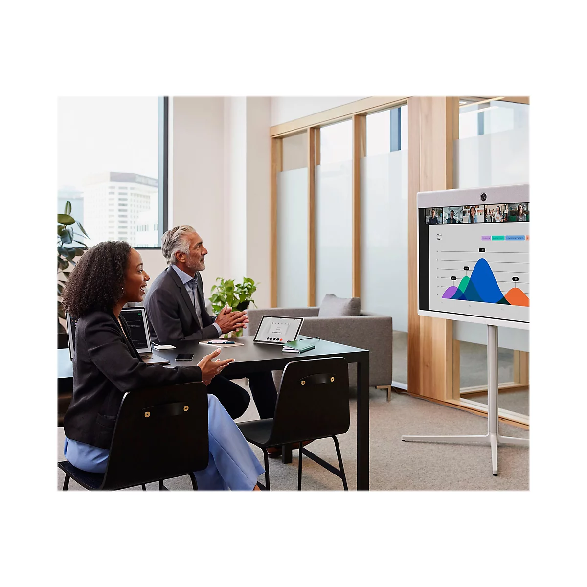 Cisco Webex Room Navigator - Table stand version - Videokonferenzsystem-Fernsteuerung - Anzeige - LCD - 25.7 cm (10.1')