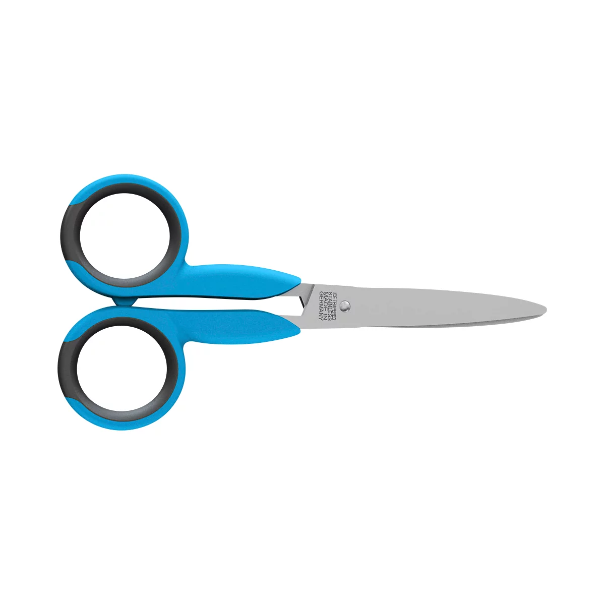 Ciseaux de sécurité Martor Secumax 363, ergonomiques, Soft-Grip, affûtage spécial, L 140 x H 63 mm, acier inoxydable/GFK, bleu-noir