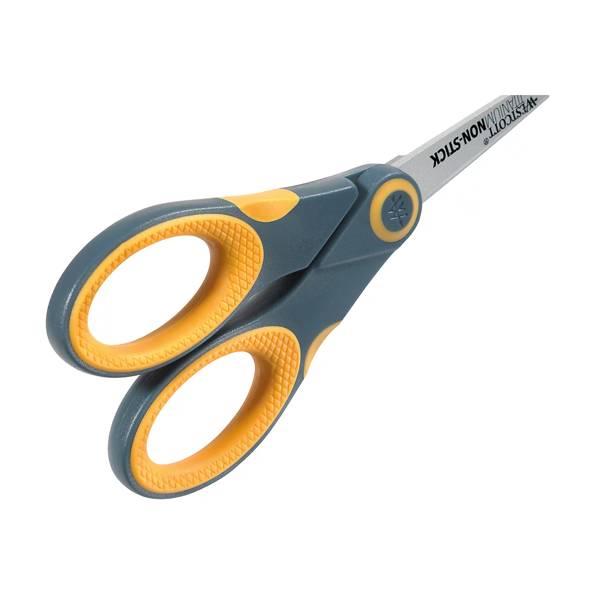 Ciseaux FISKARS TITANIUM anti-adhésifs 21cm pour droitier